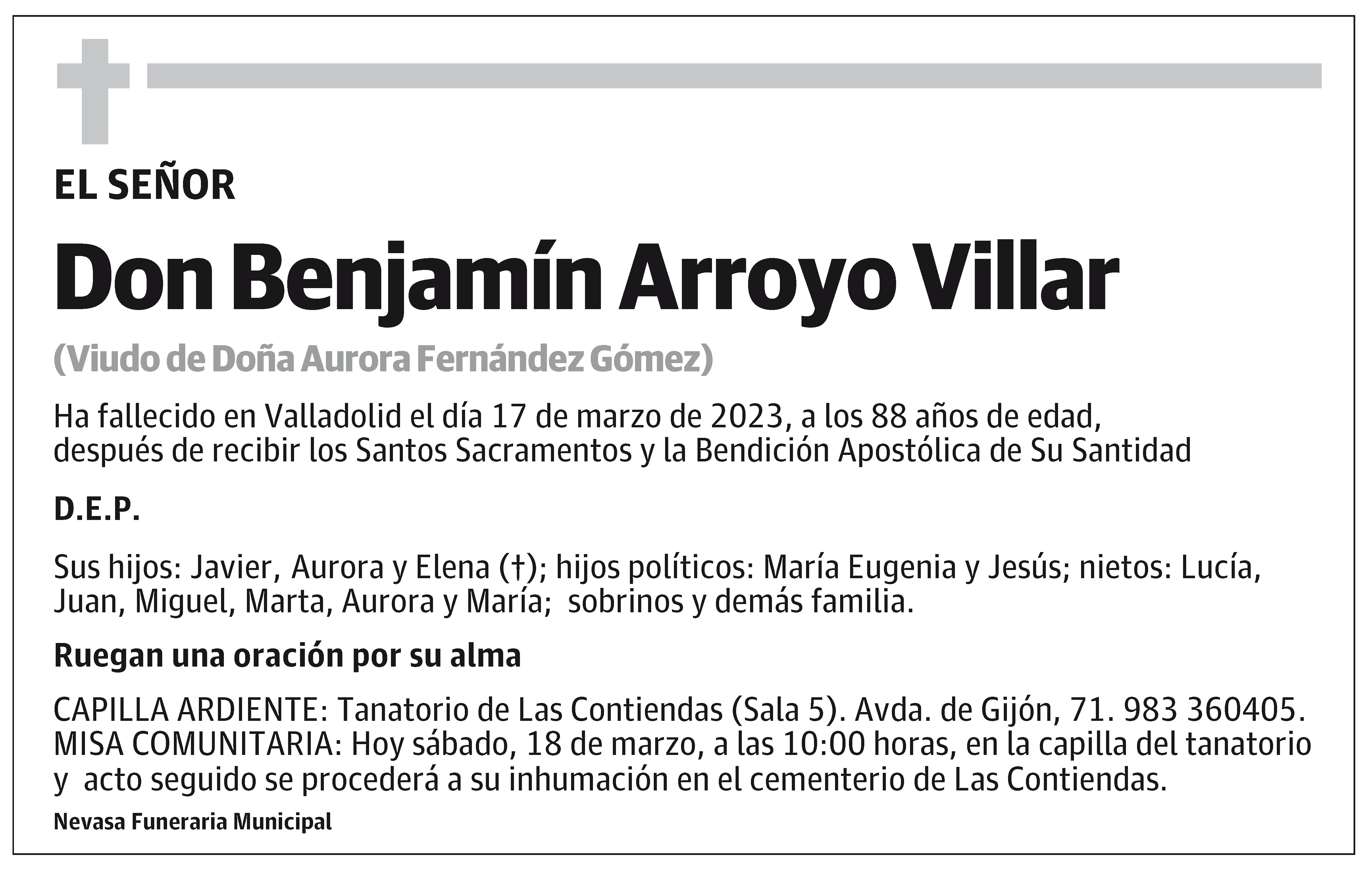 Benjamín Arroyo Villar