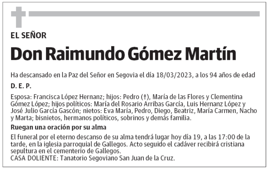 Raimundo Gómez Martín