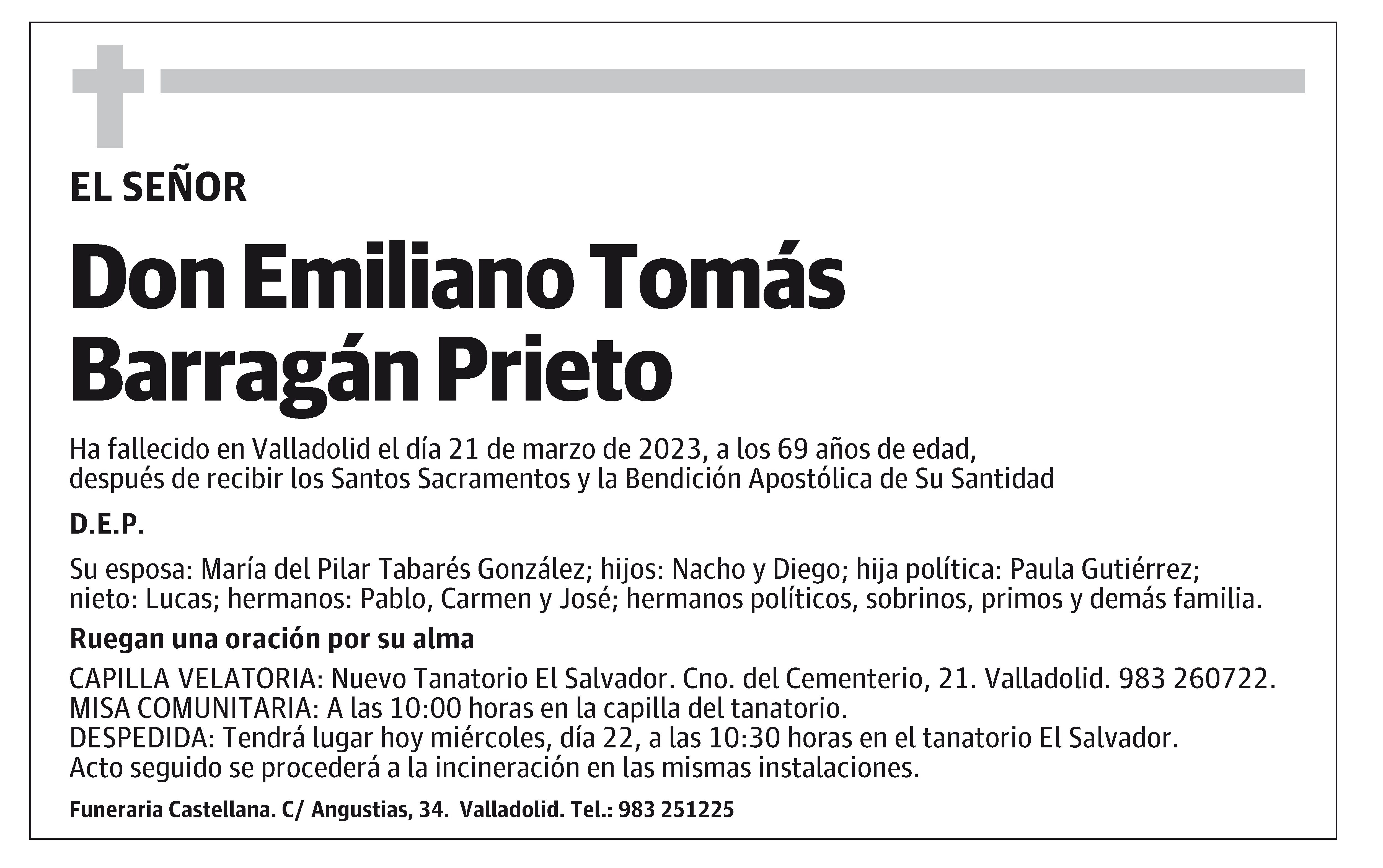 Emiliano Tomás Barragán Prieto