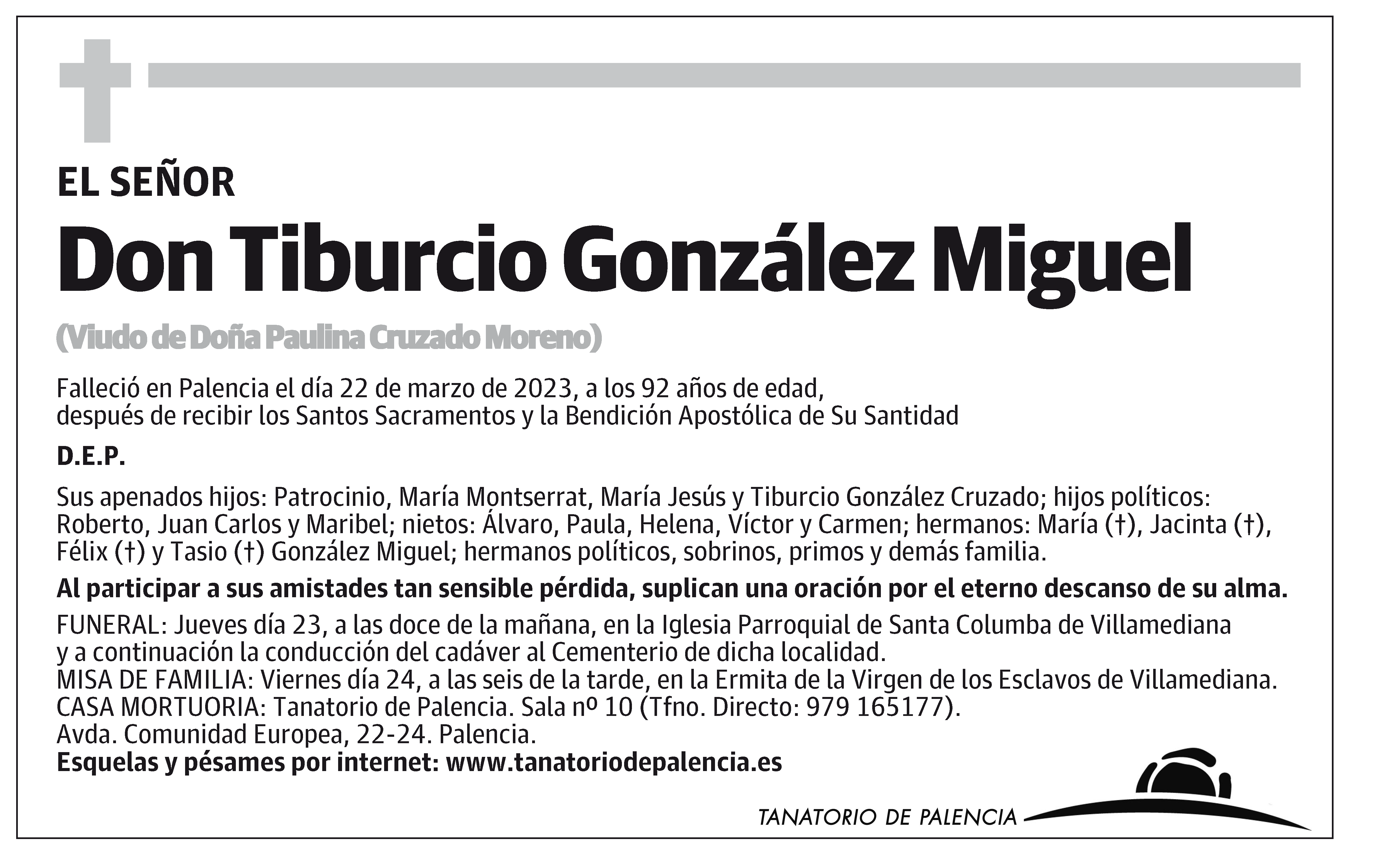 Tiburcio González Miguel