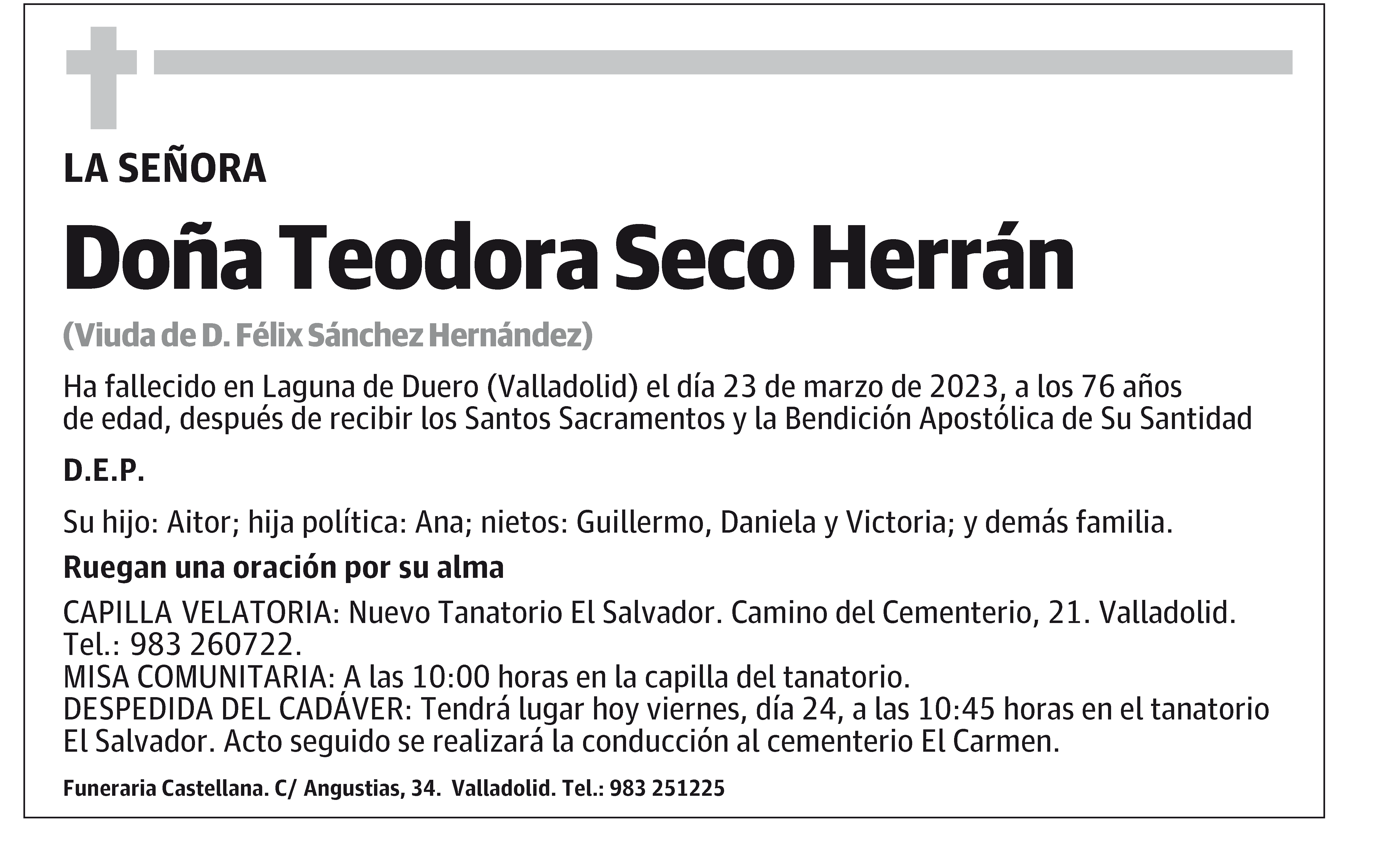 Teodora Seco Herrán