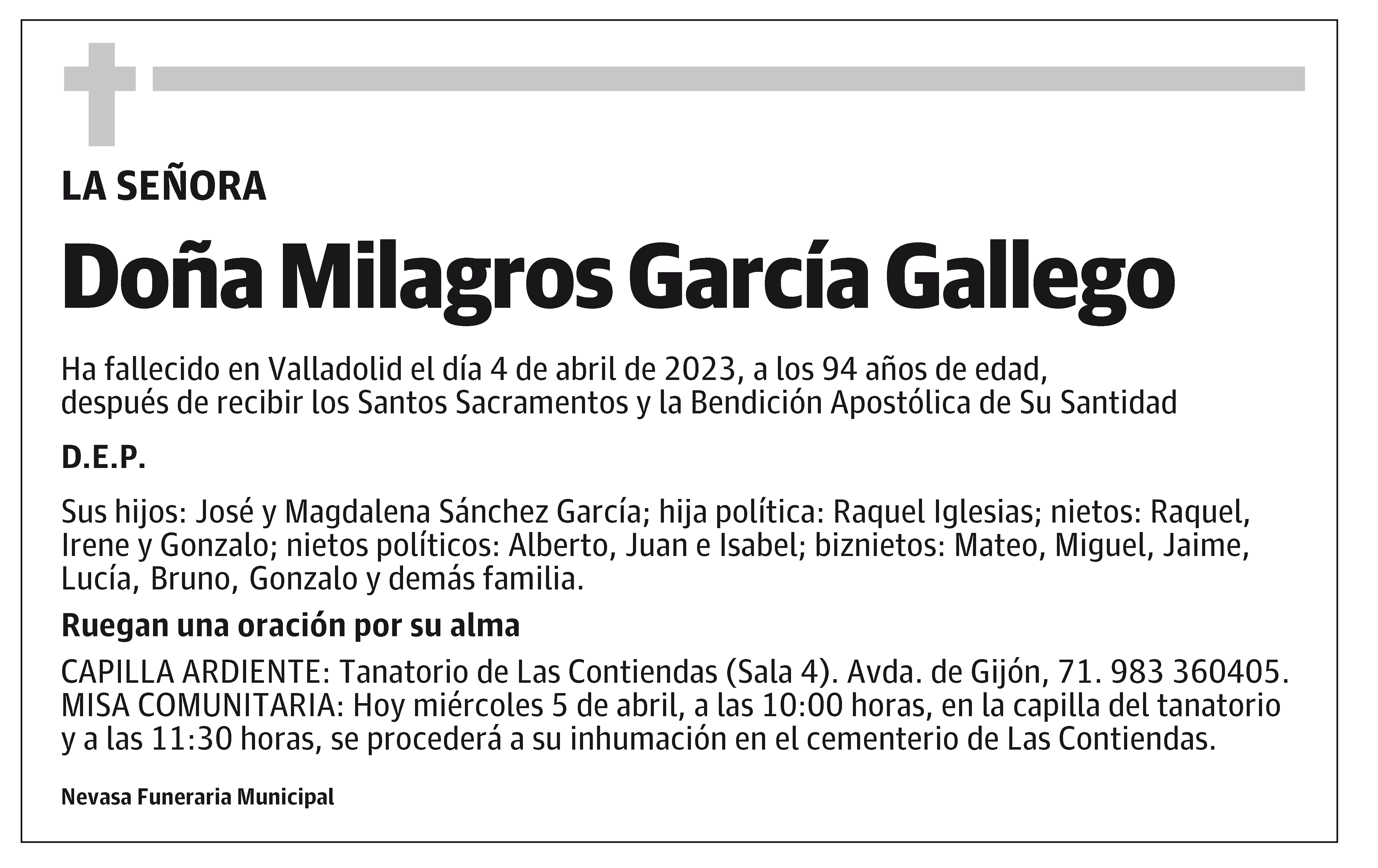 Milagros García Gallego