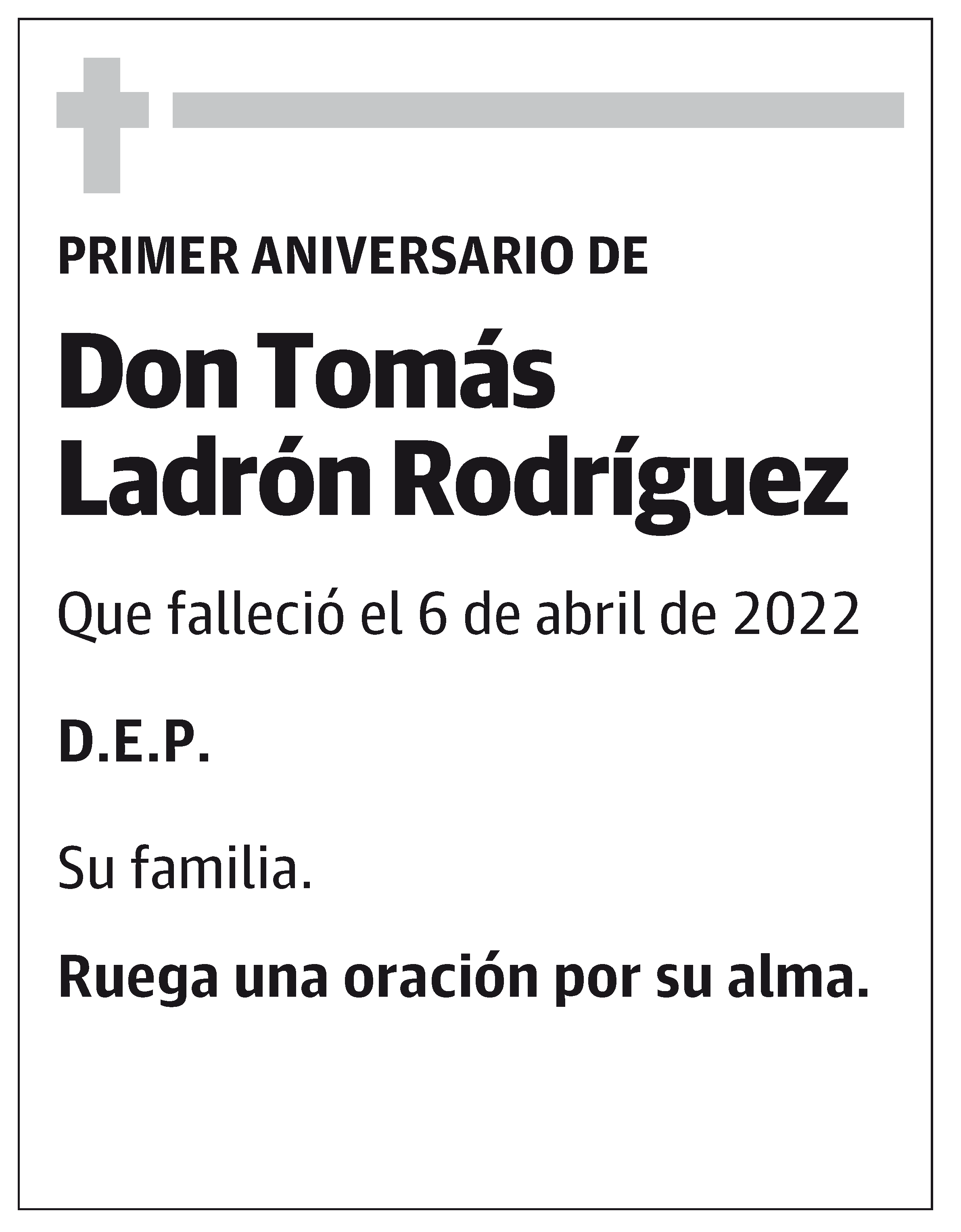 Don Tomás Ladrón Rodríguez