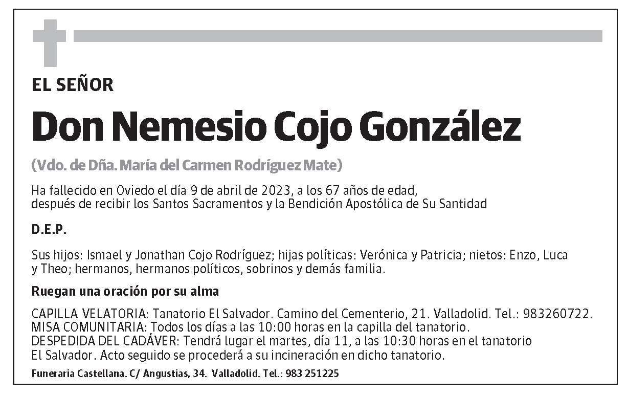 Nemesio Cojo González