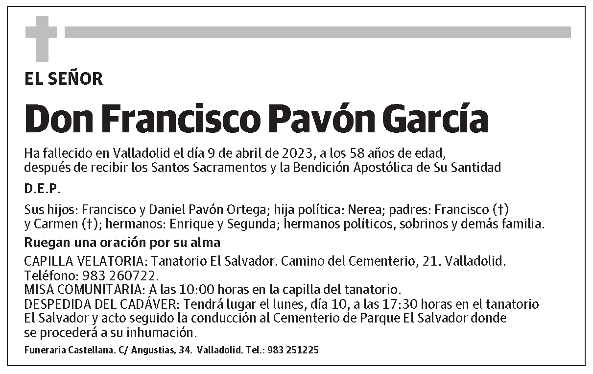 Francisco Pavón García