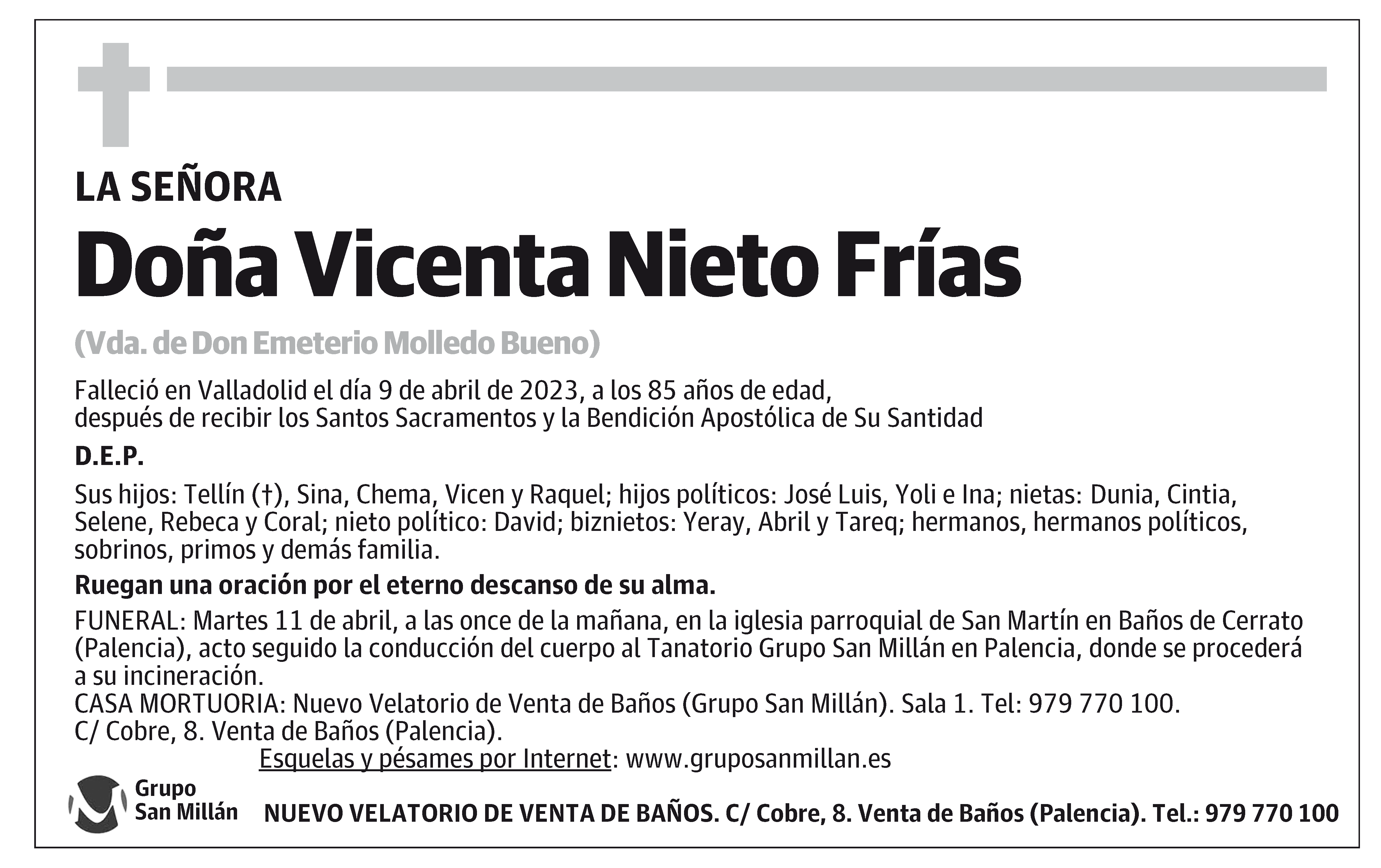 Vicenta Nieto Frías