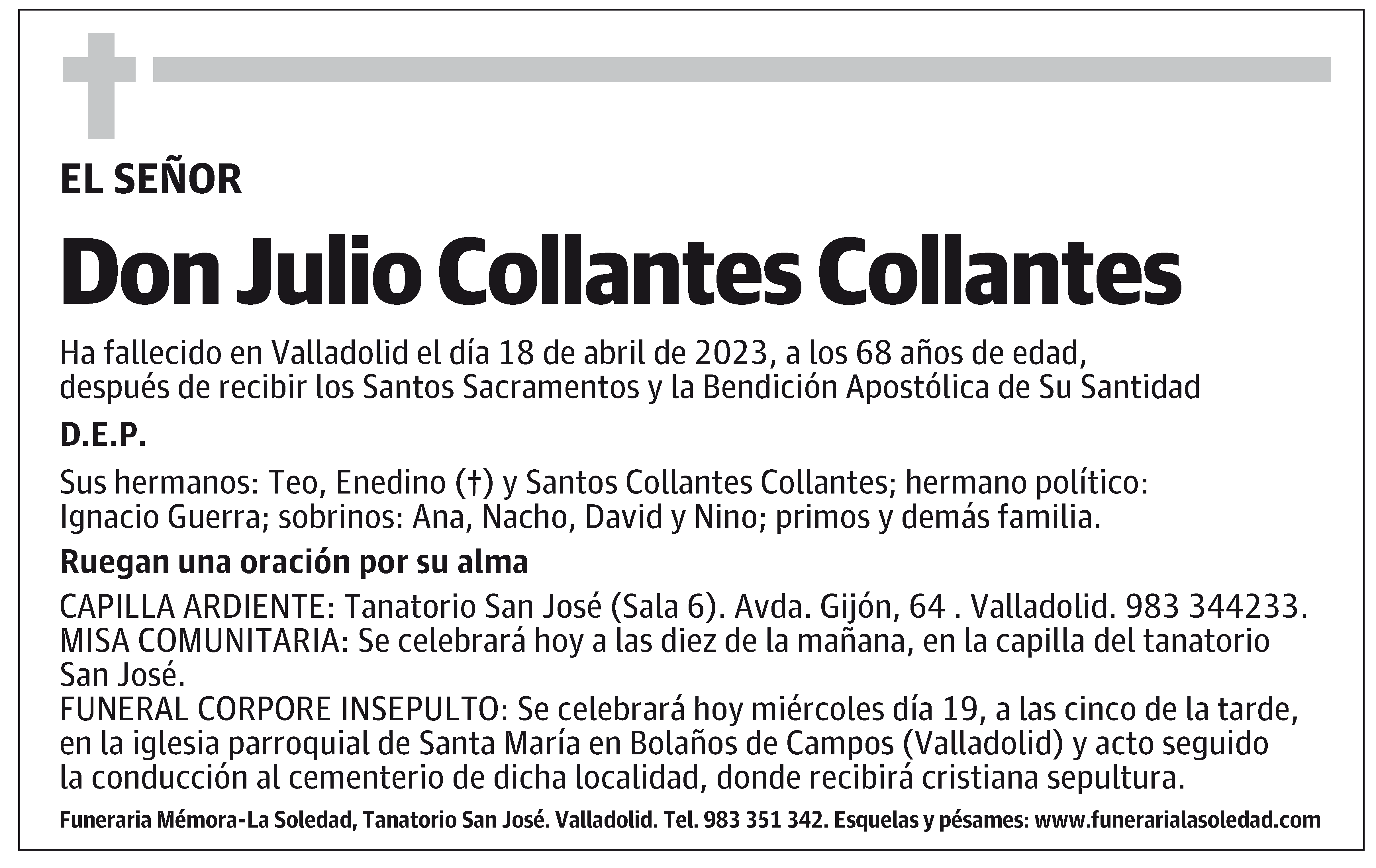 Julio Collantes Collantes
