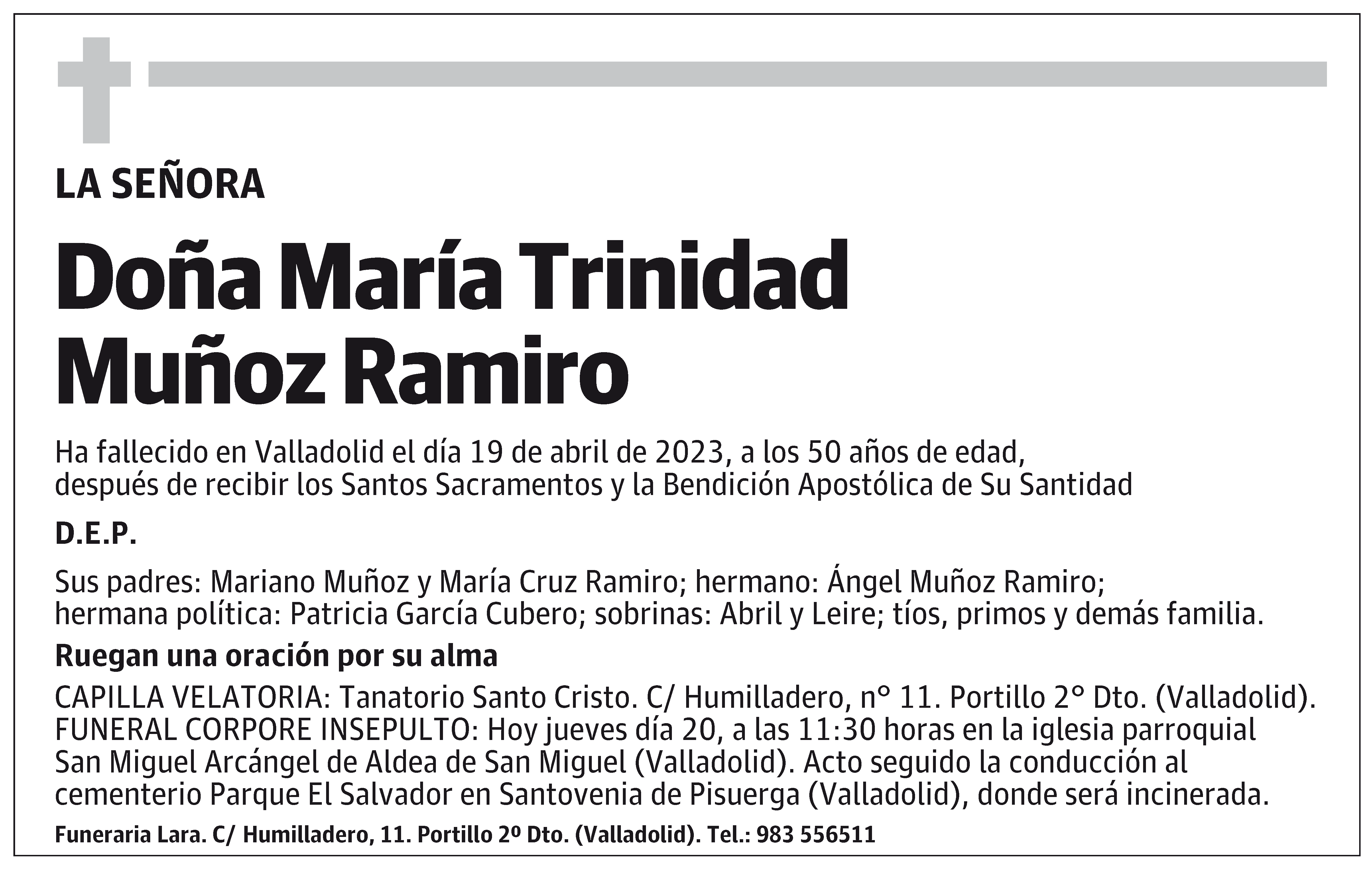 María Trinidad Muñoz Ramiro