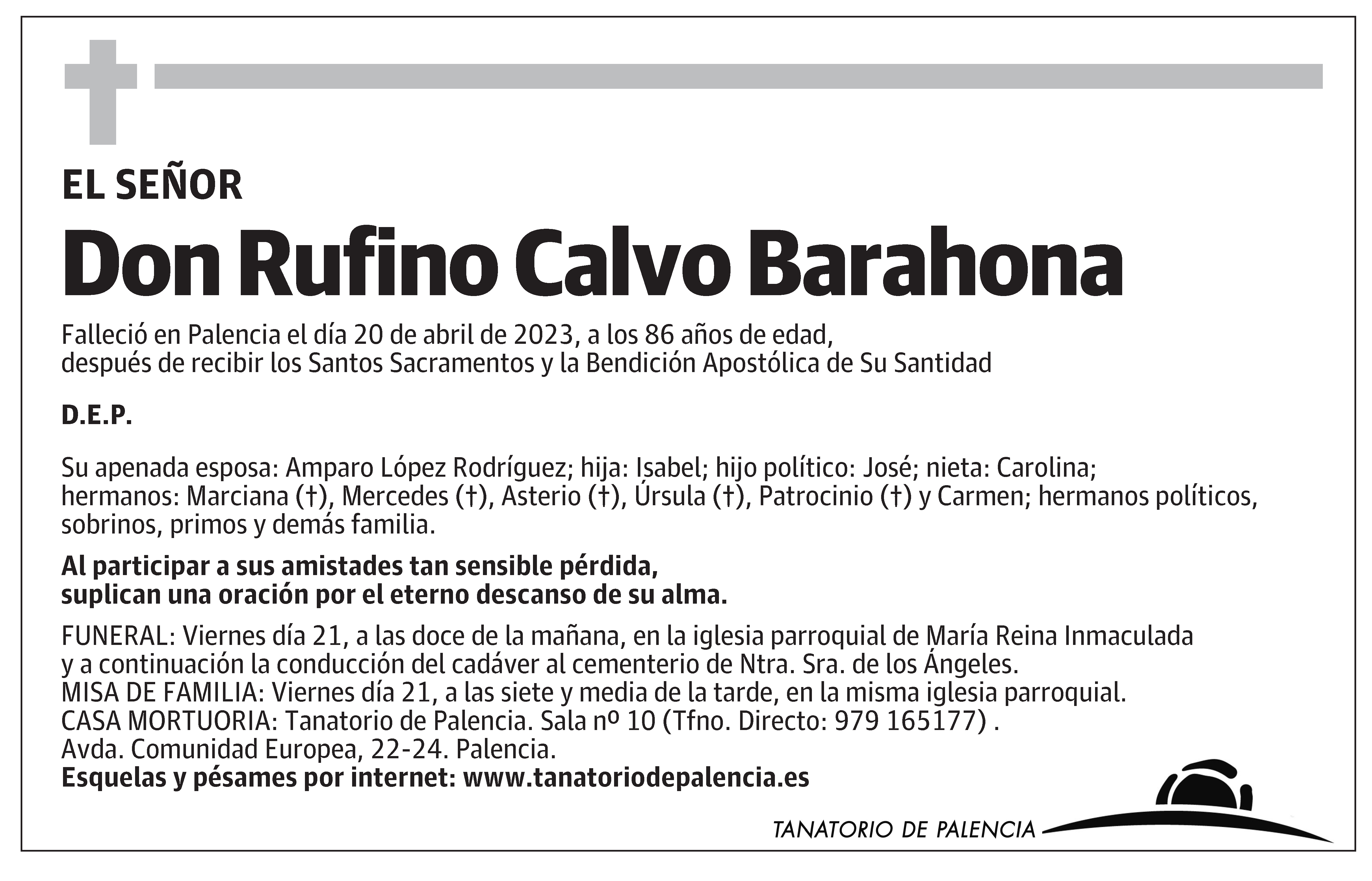 Rufino Calvo Barahona