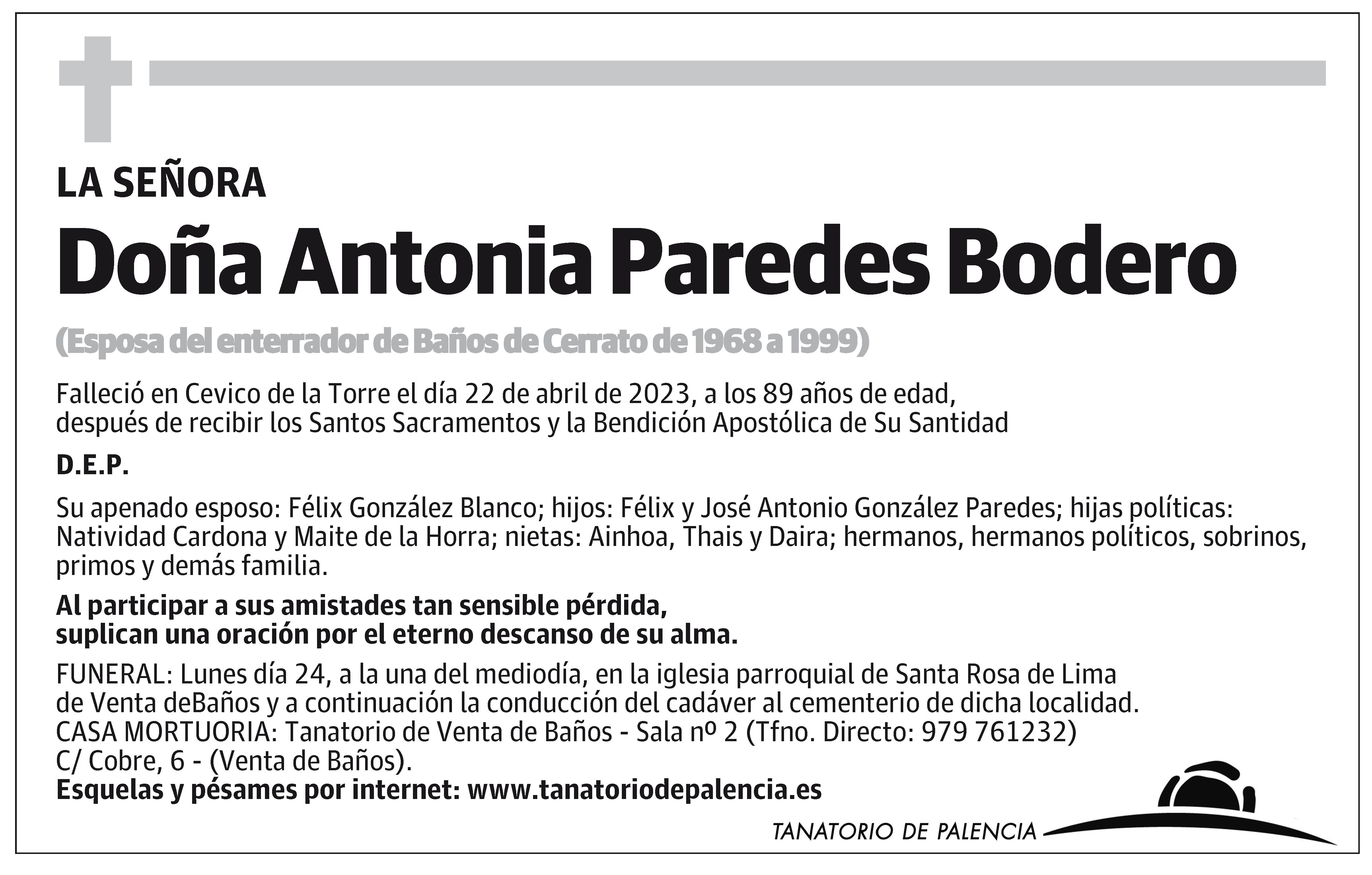 Antonia Paredes Bodero