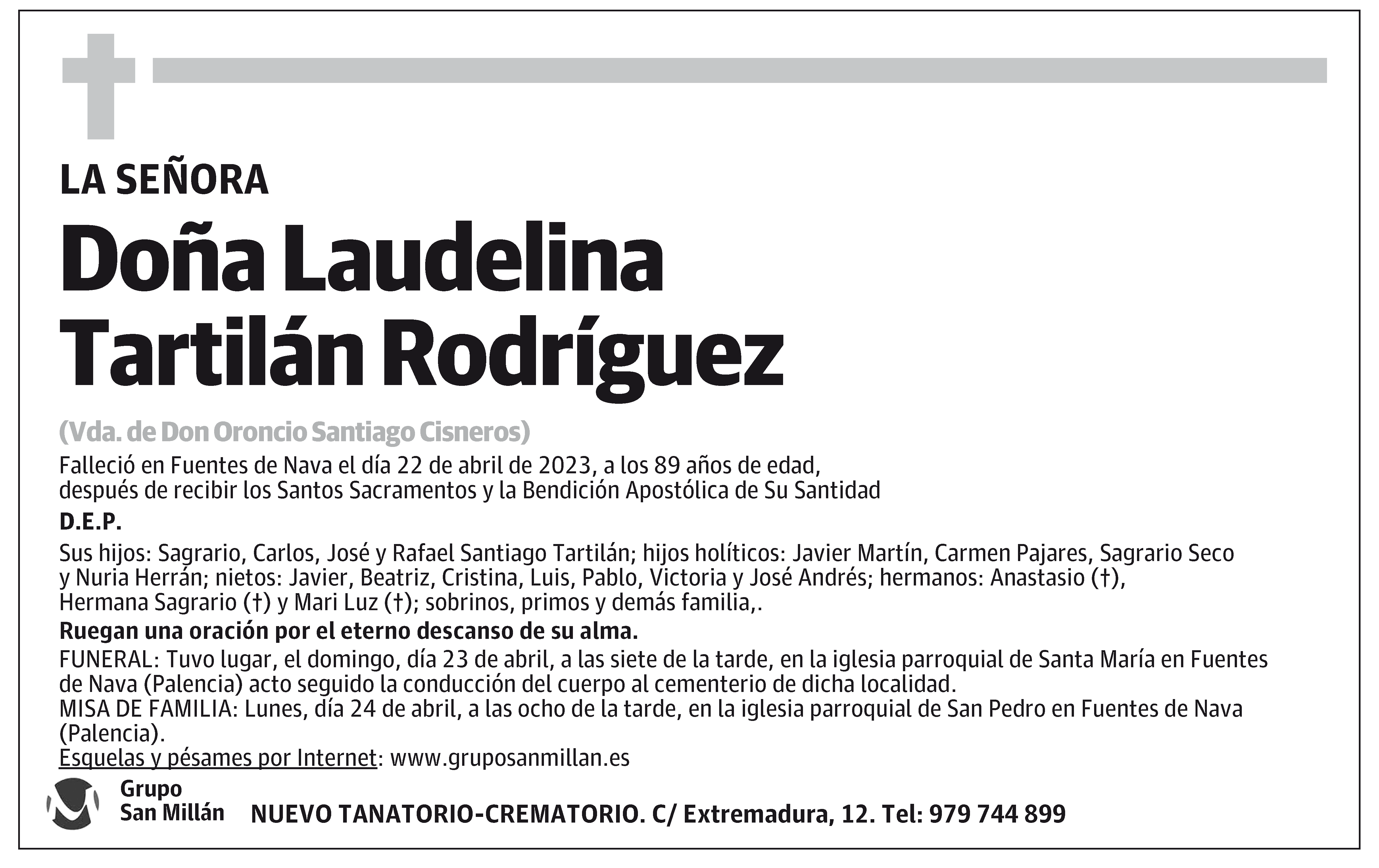 Laudelina Tartilán Rodríguez