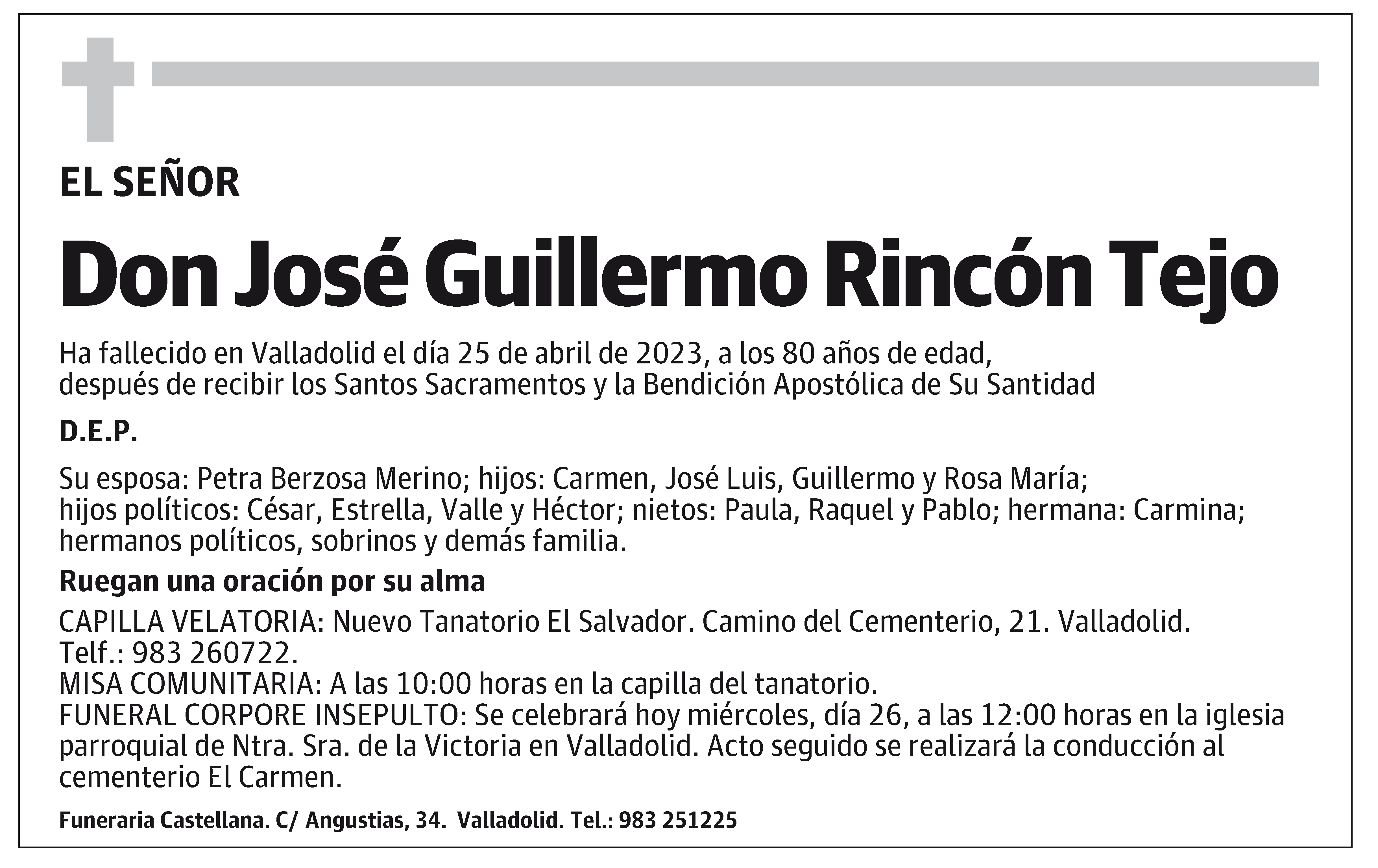 José Guillermo Rincón Tejo