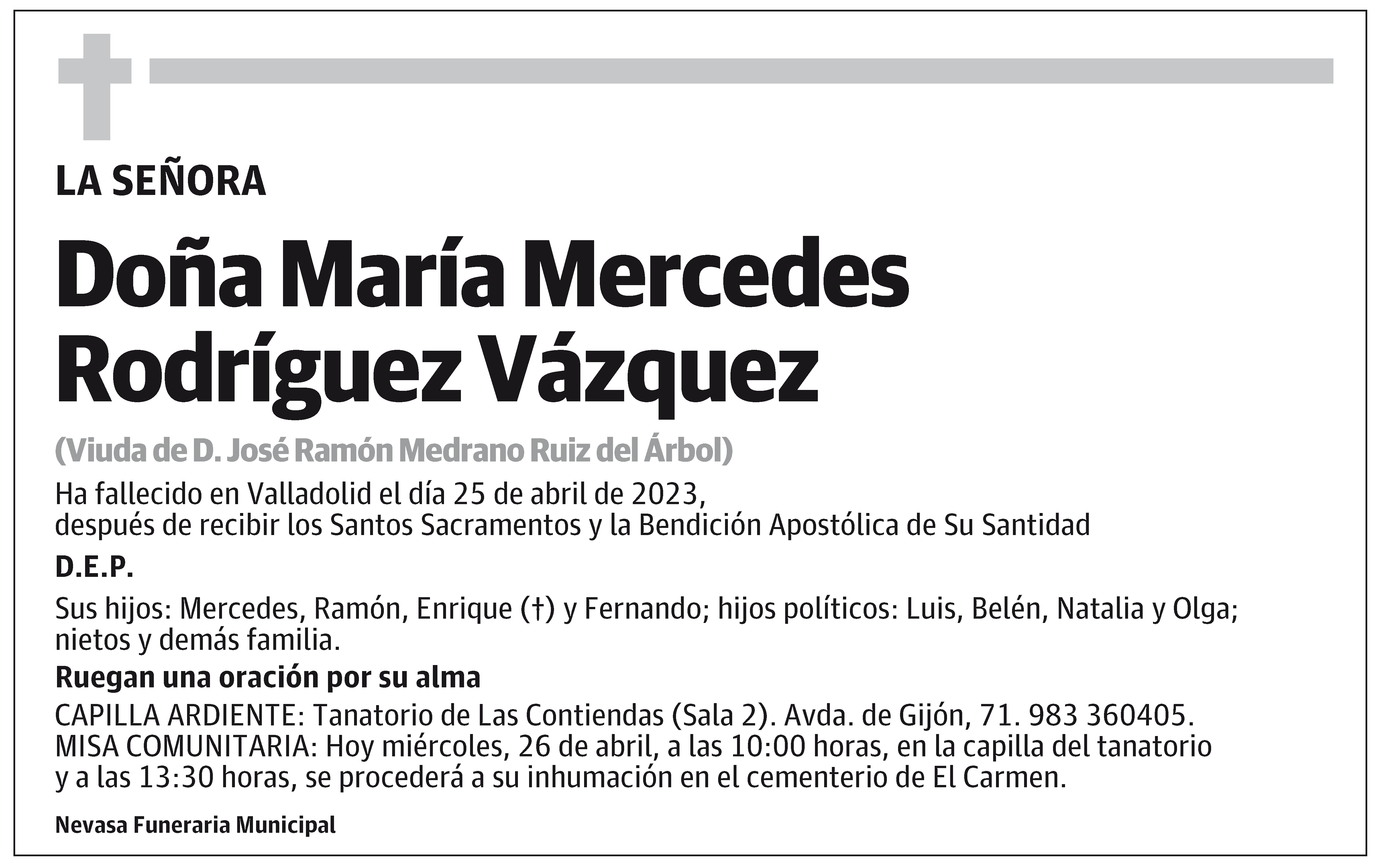 María Mercedes Rodríguez Vázquez