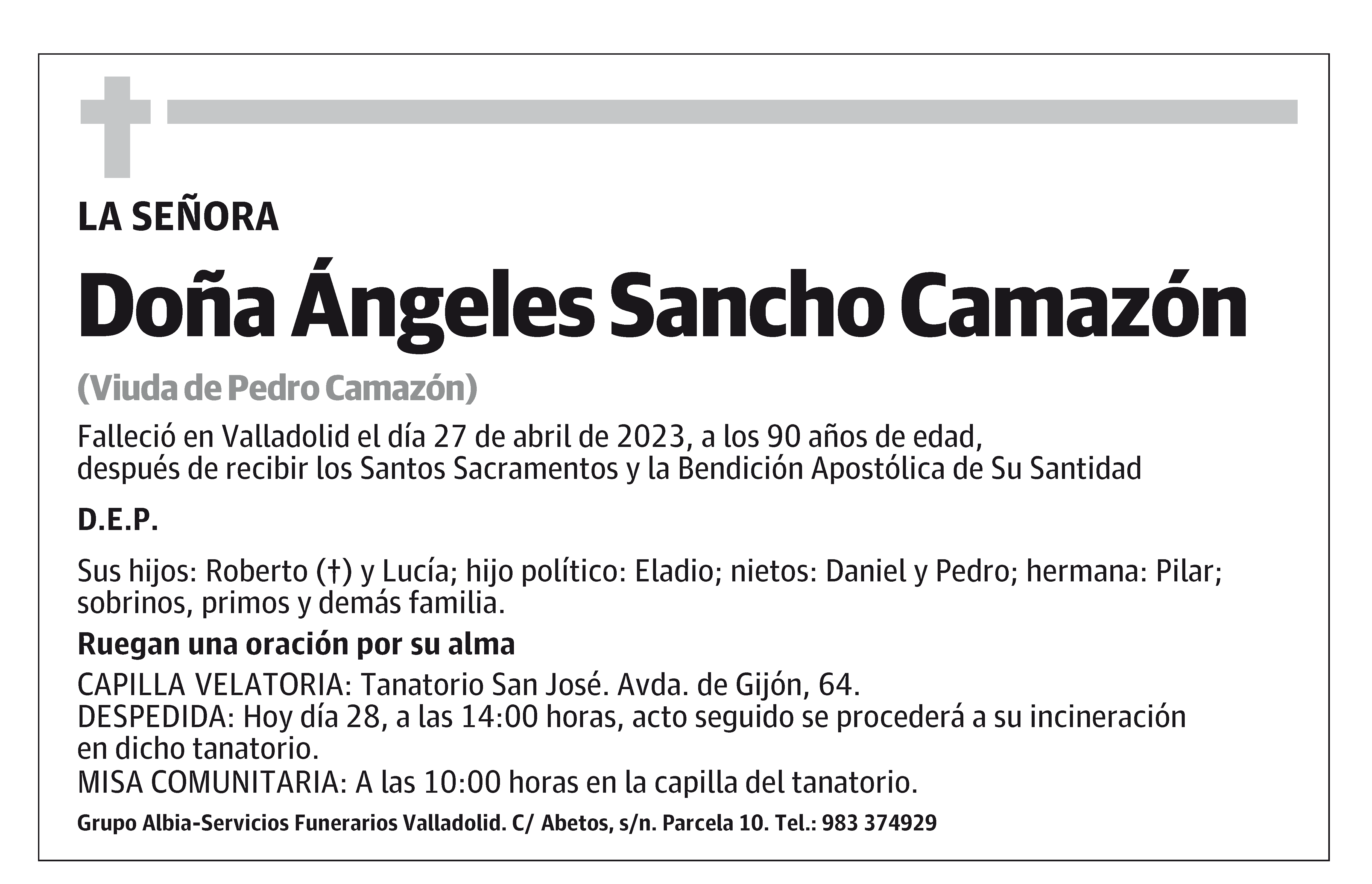 Ángeles Sancho Camazón