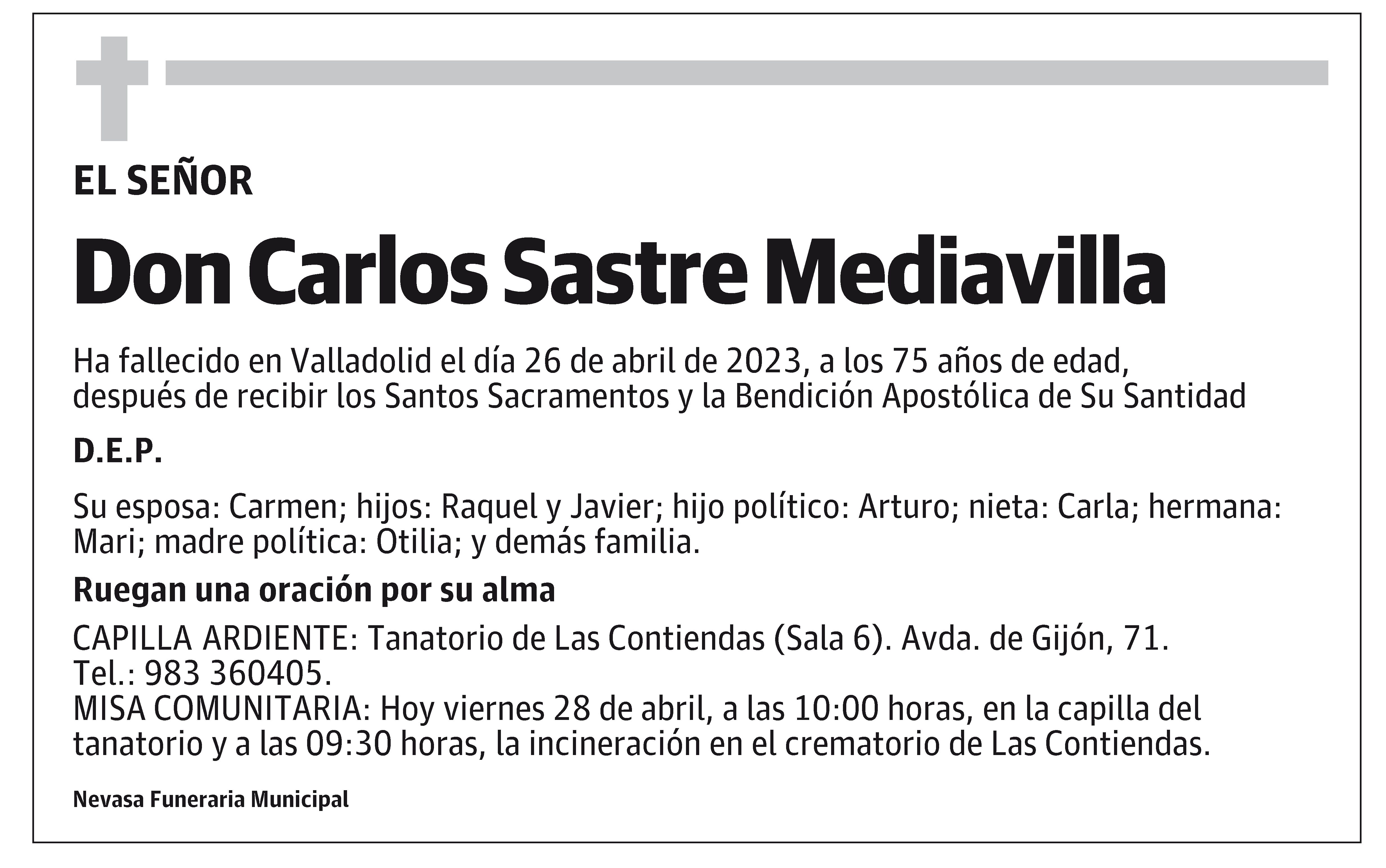 Carlos Sastre Mediavilla