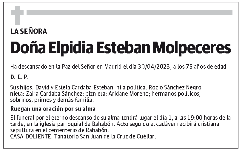 Elpidia Esteban Molpeceres