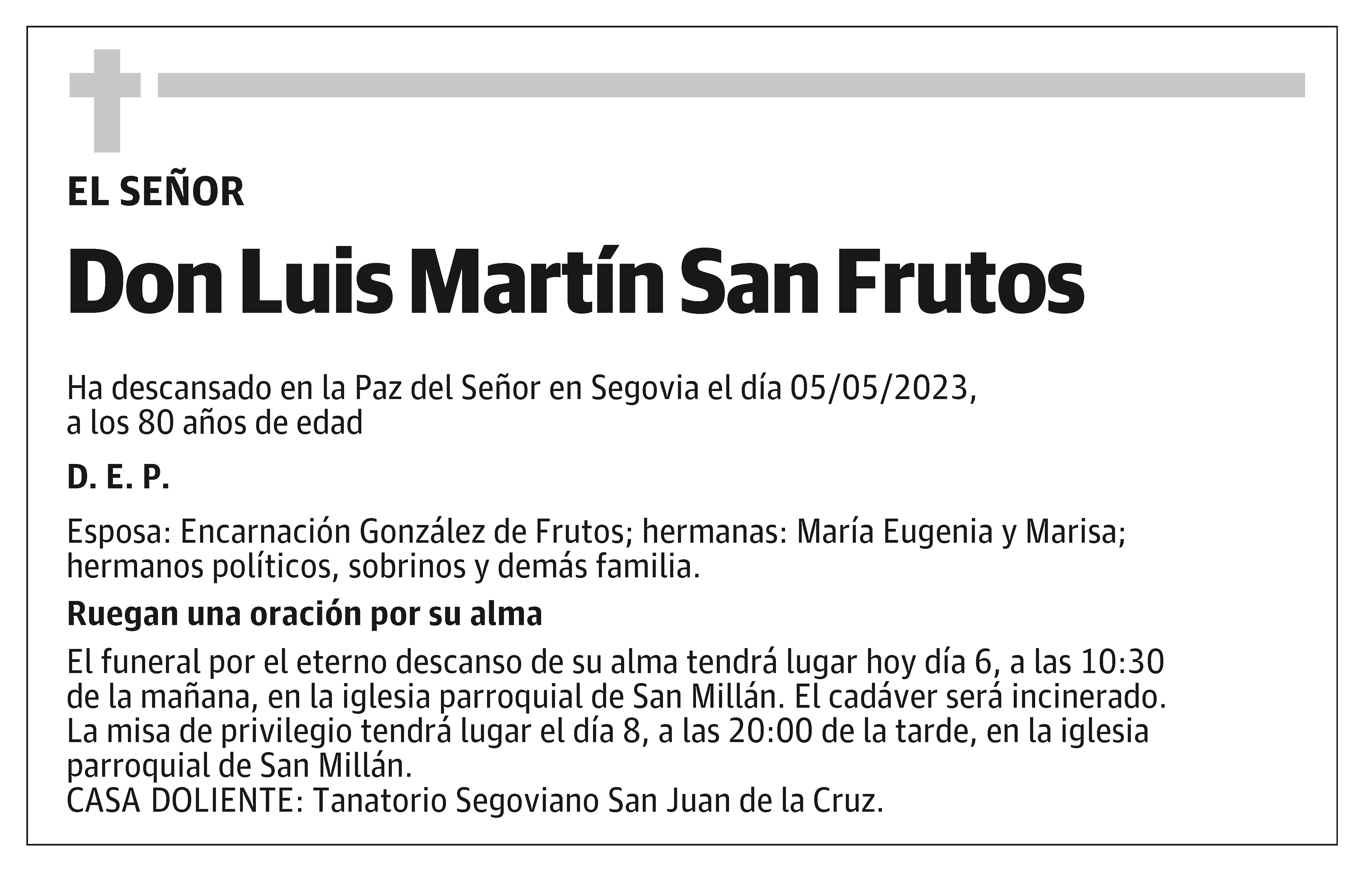 Luis Martín San Frutos