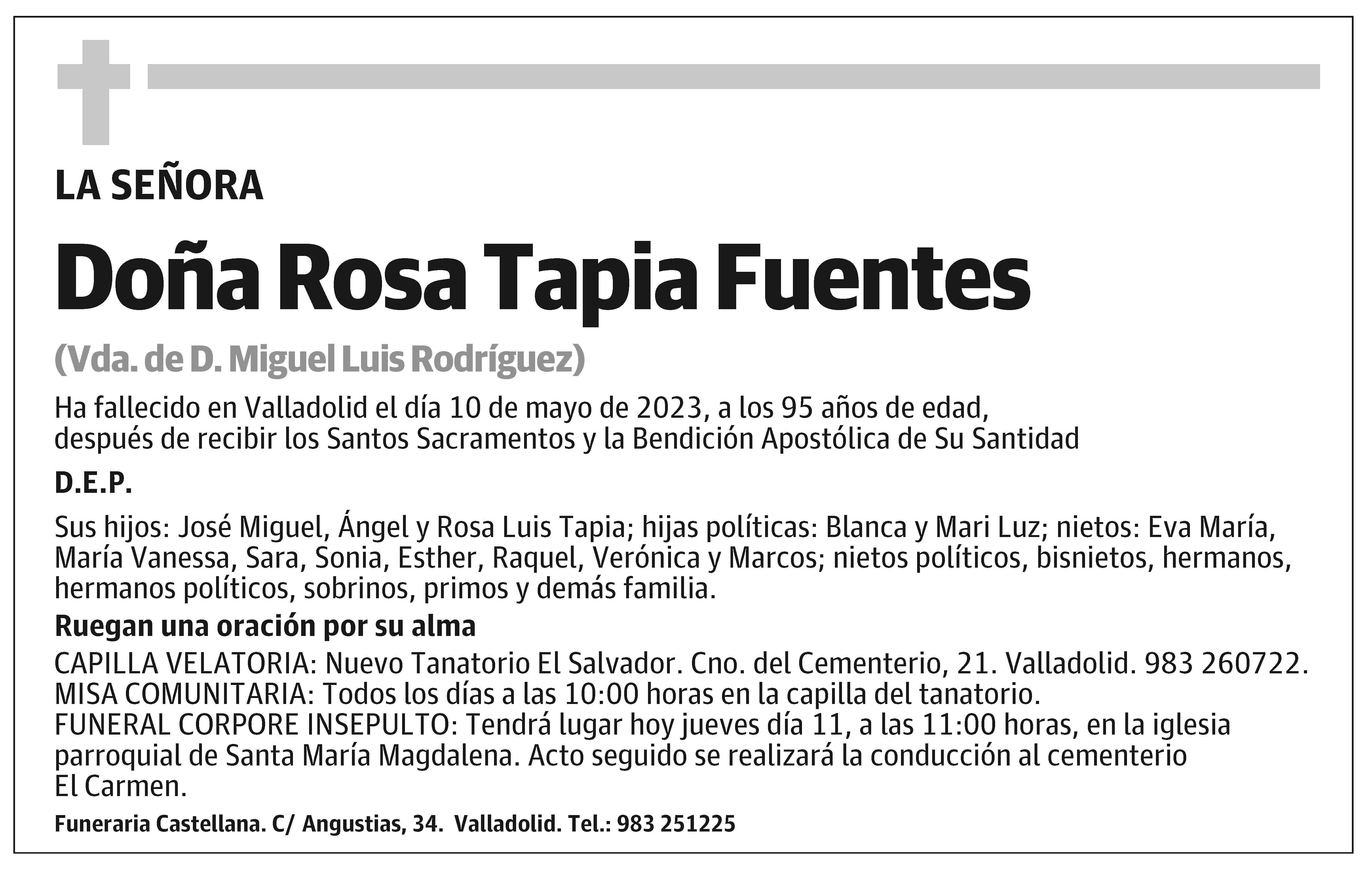 Rosa Tapia Fuentes