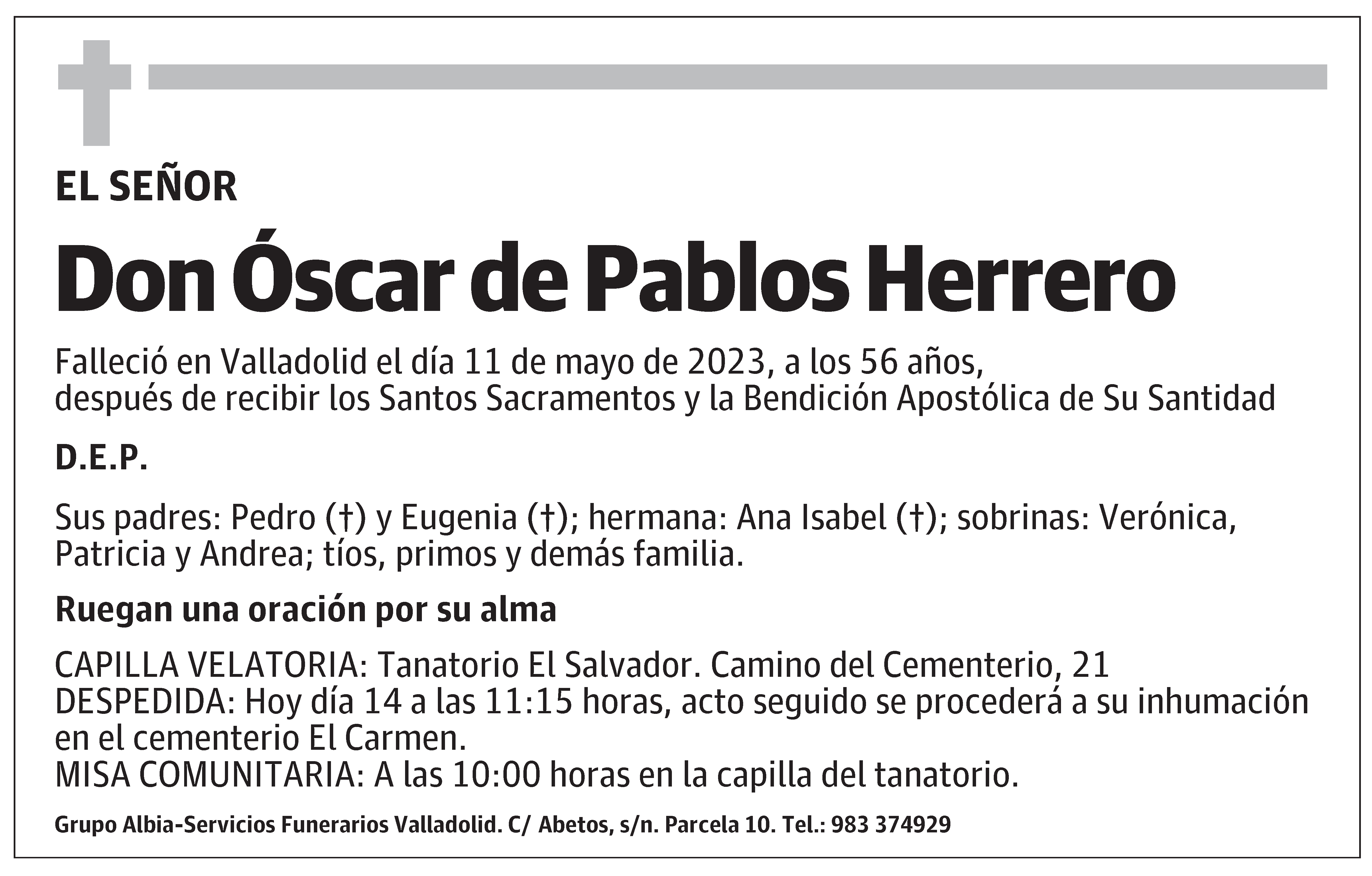 Óscar de Pablos Herrero