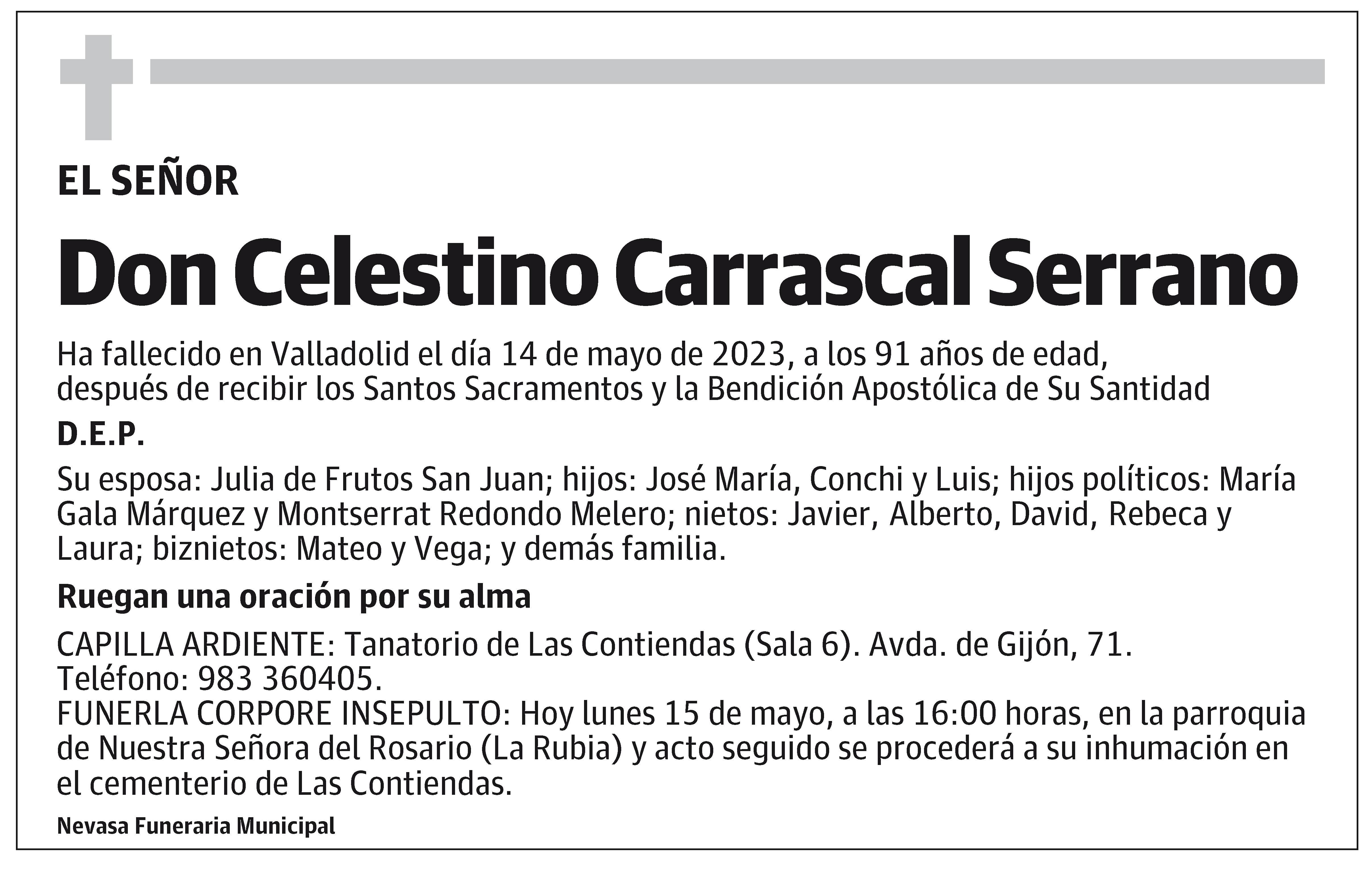 Celestino Carrascal Serrano