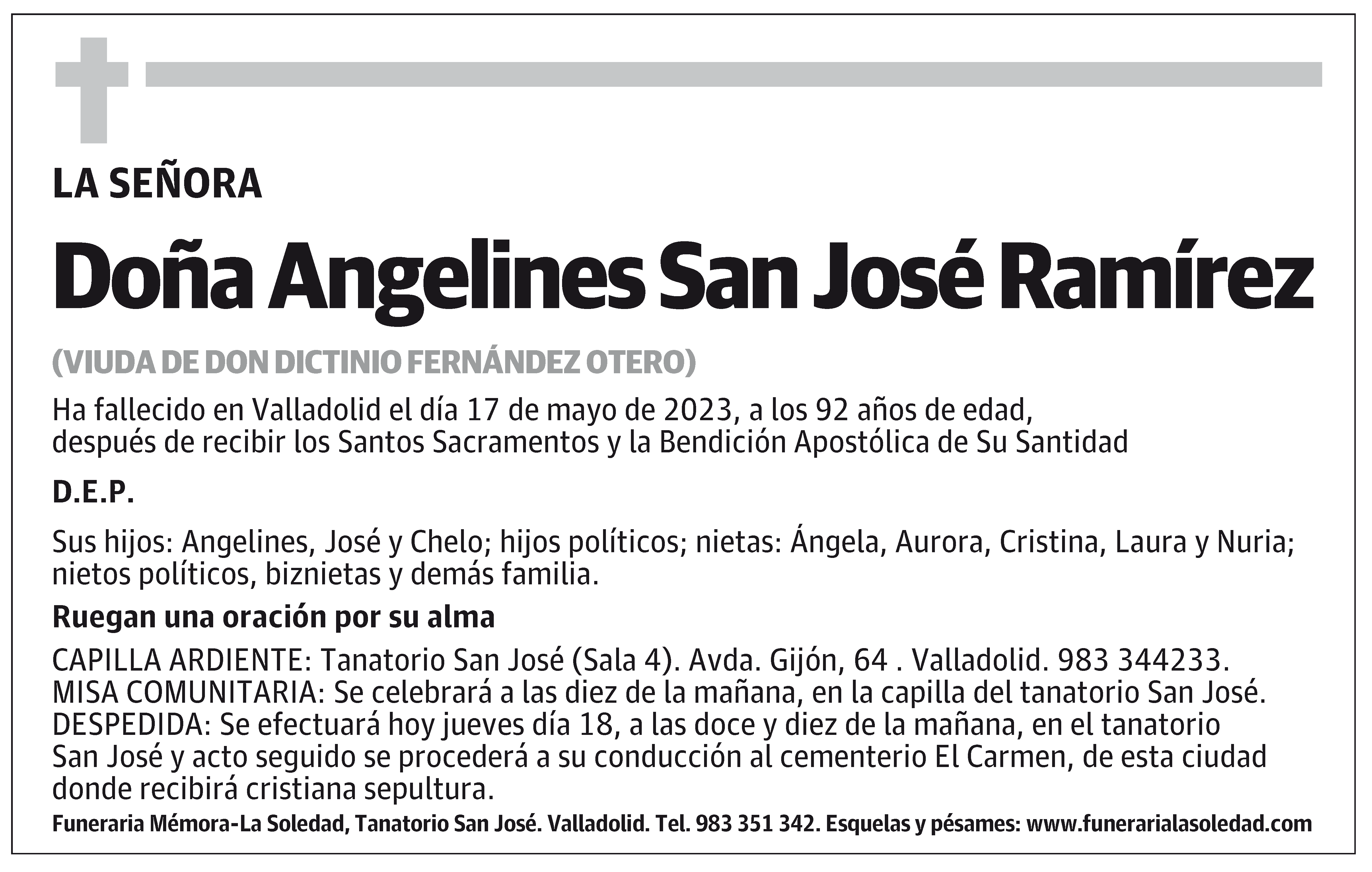 Angelines San José Ramírez