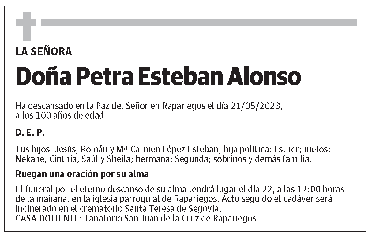 Petra Esteban Alonso