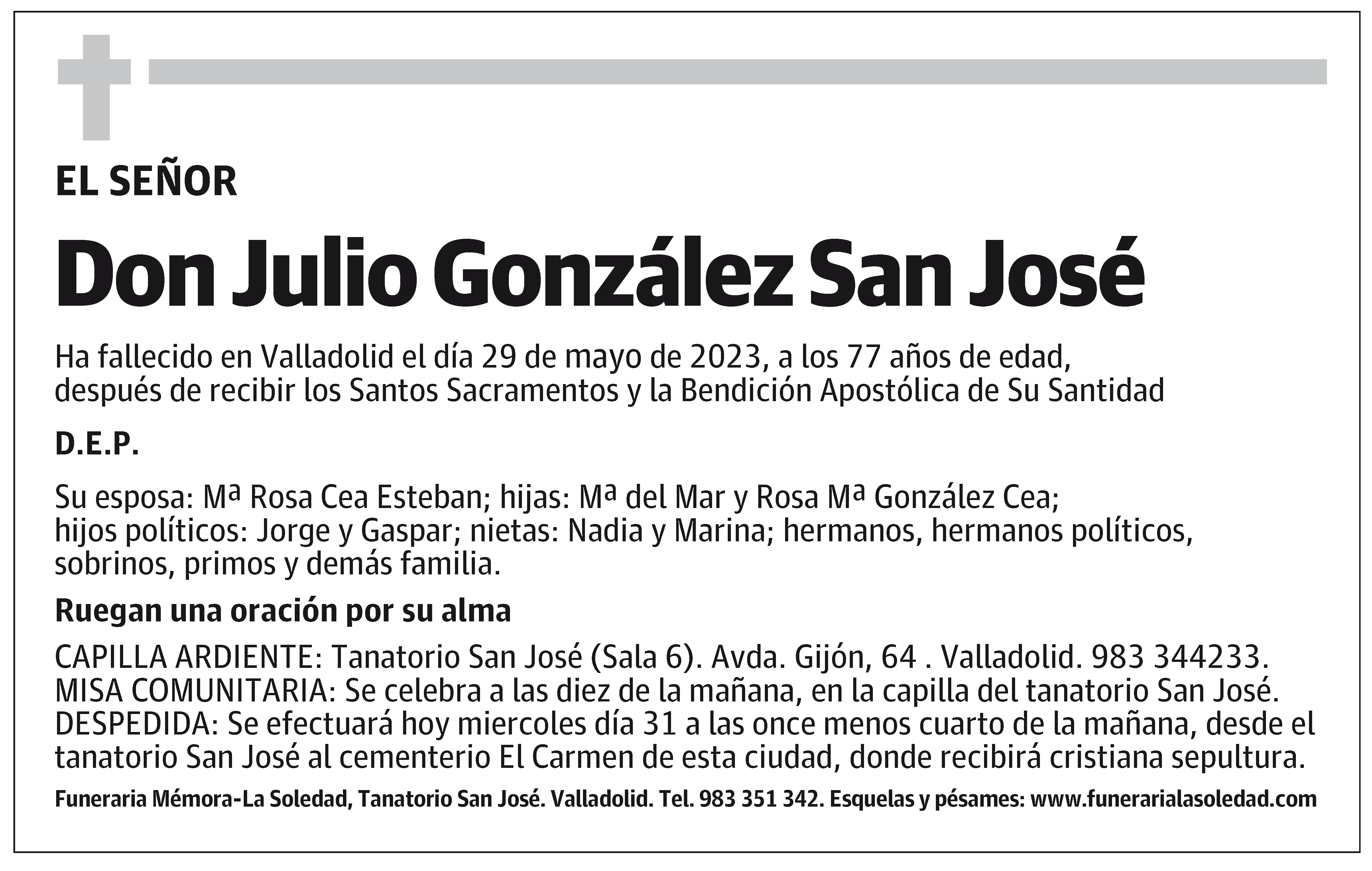 Julio González San José