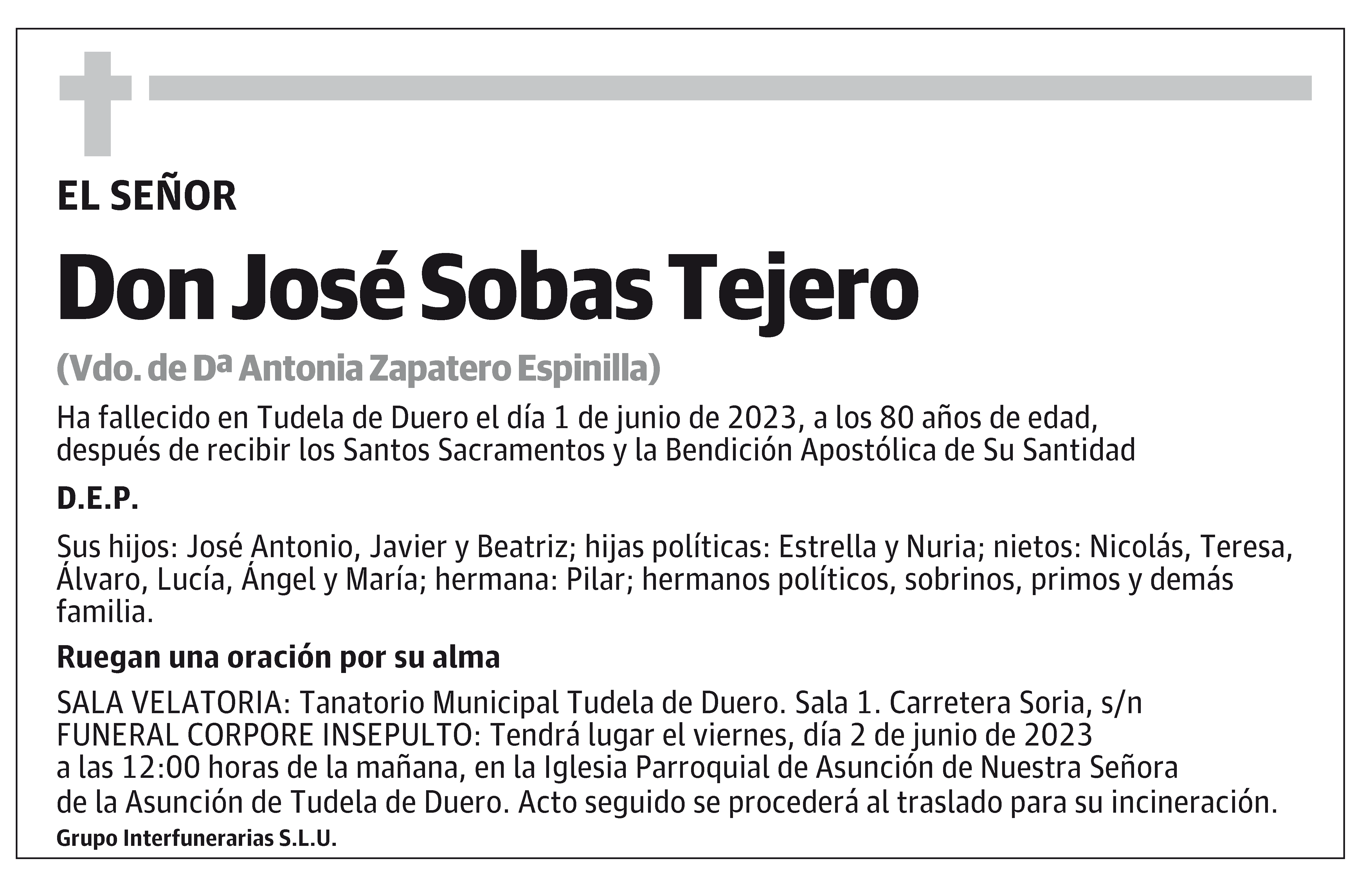 José Sobas Tejero