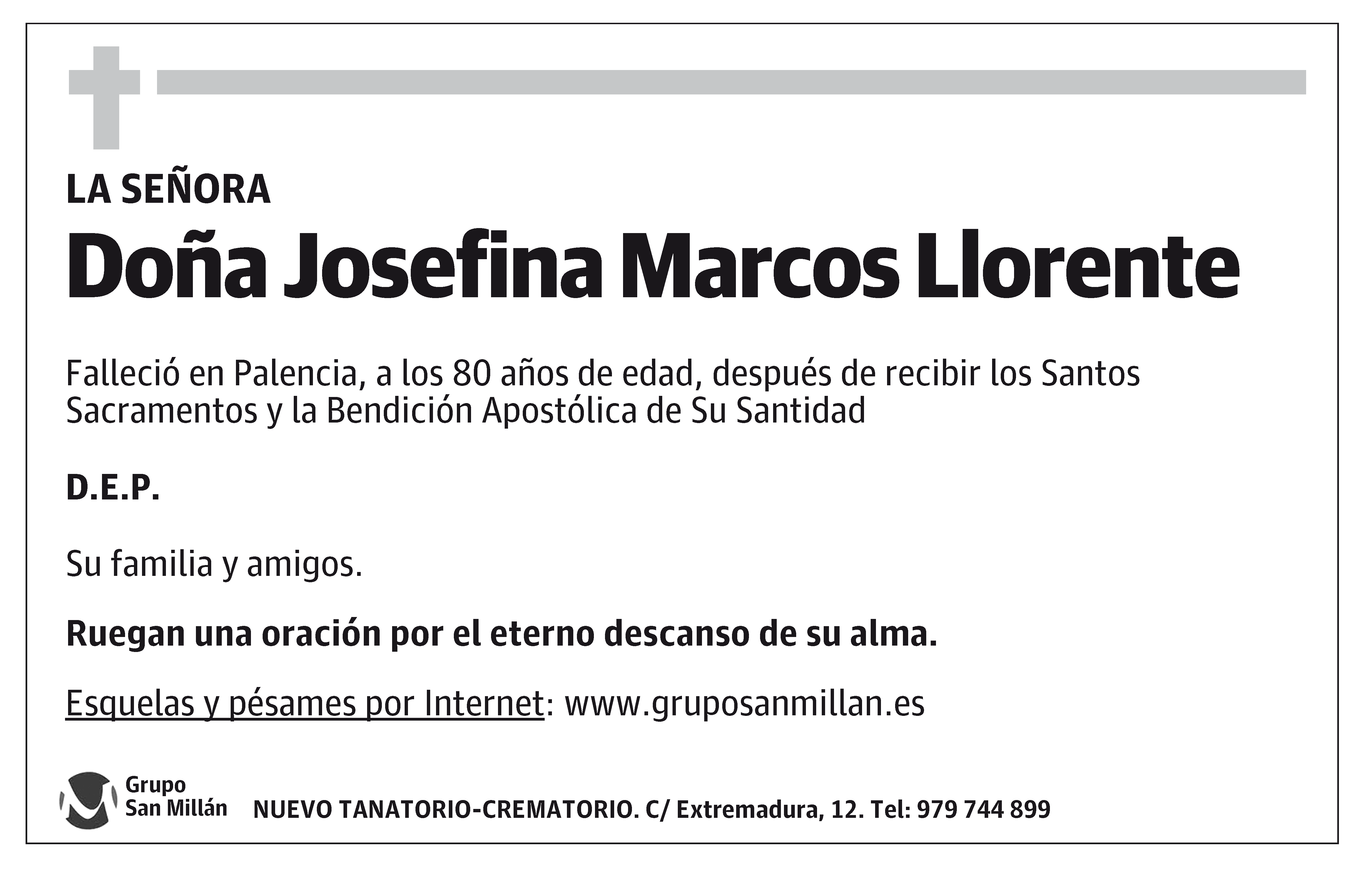 Josefina Marcos Llorente