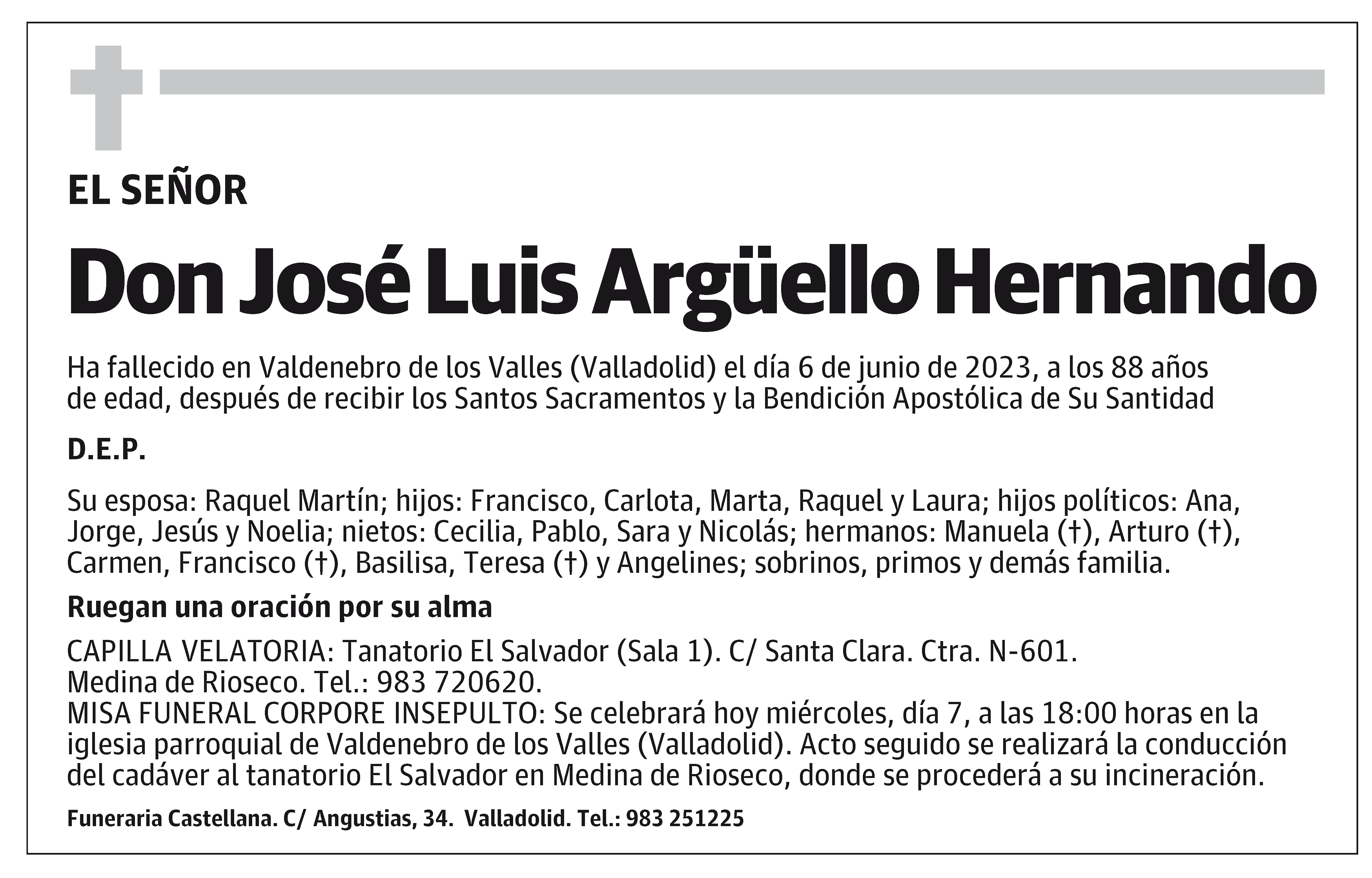 José Luis Argüello Hernando