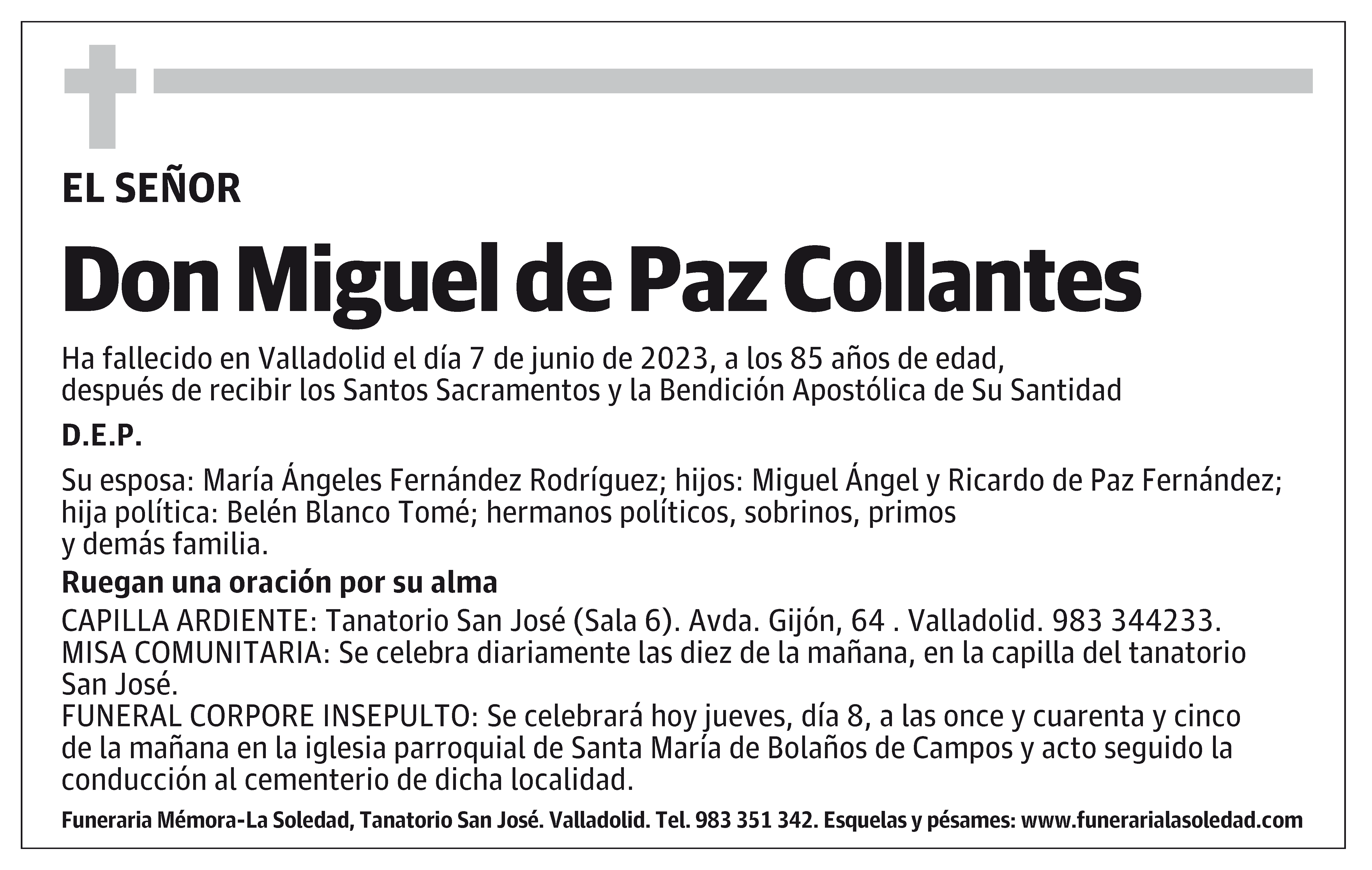 Miguel de Paz Collantes