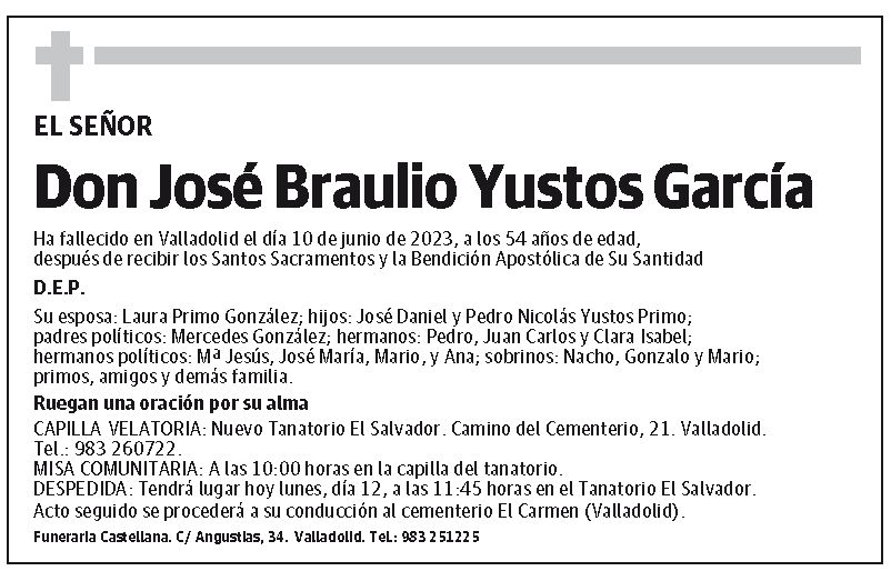 José Braulio Yustos García