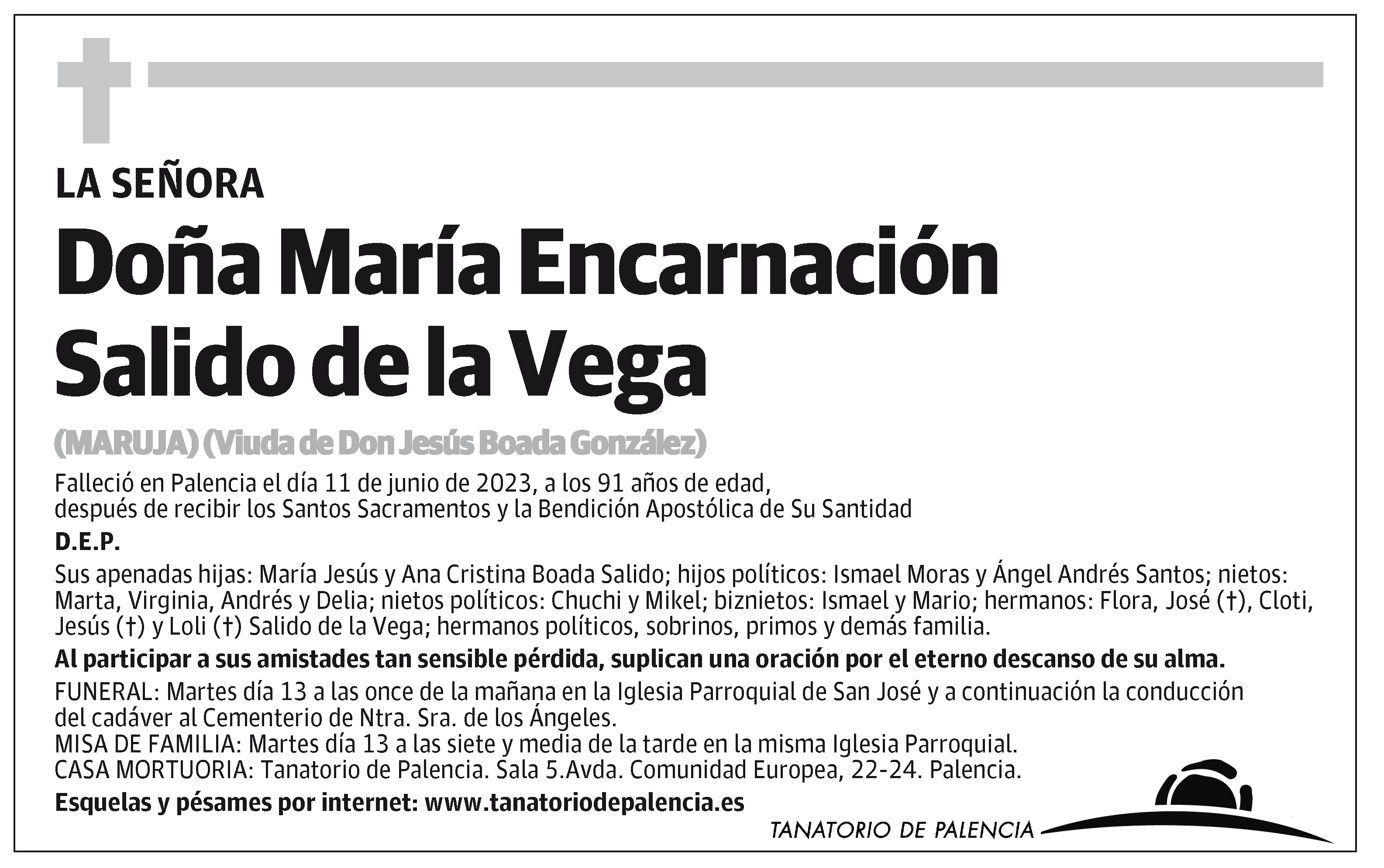 María Encarnación Salido de la Vega