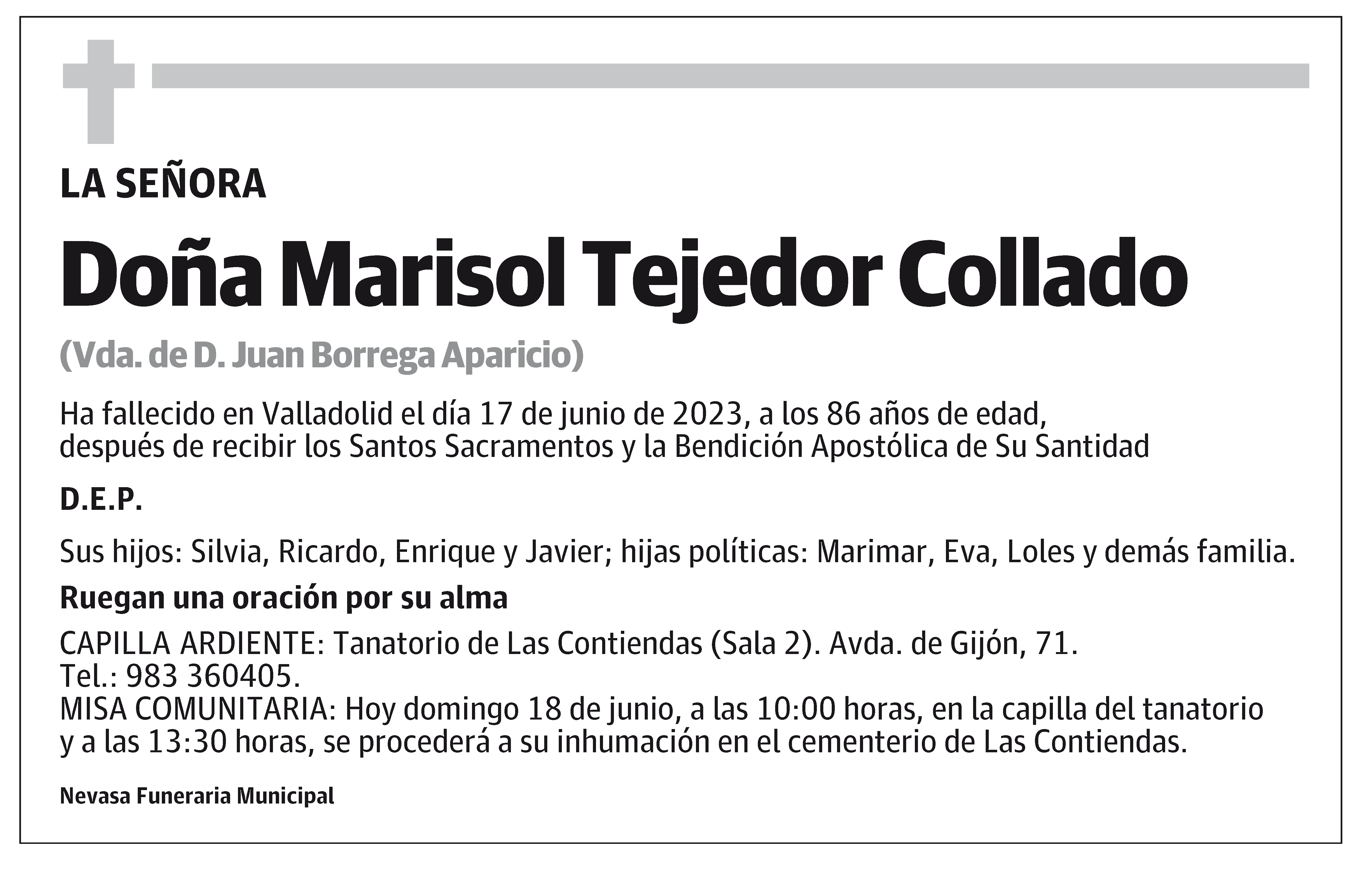 Marisol Tejedor Collado