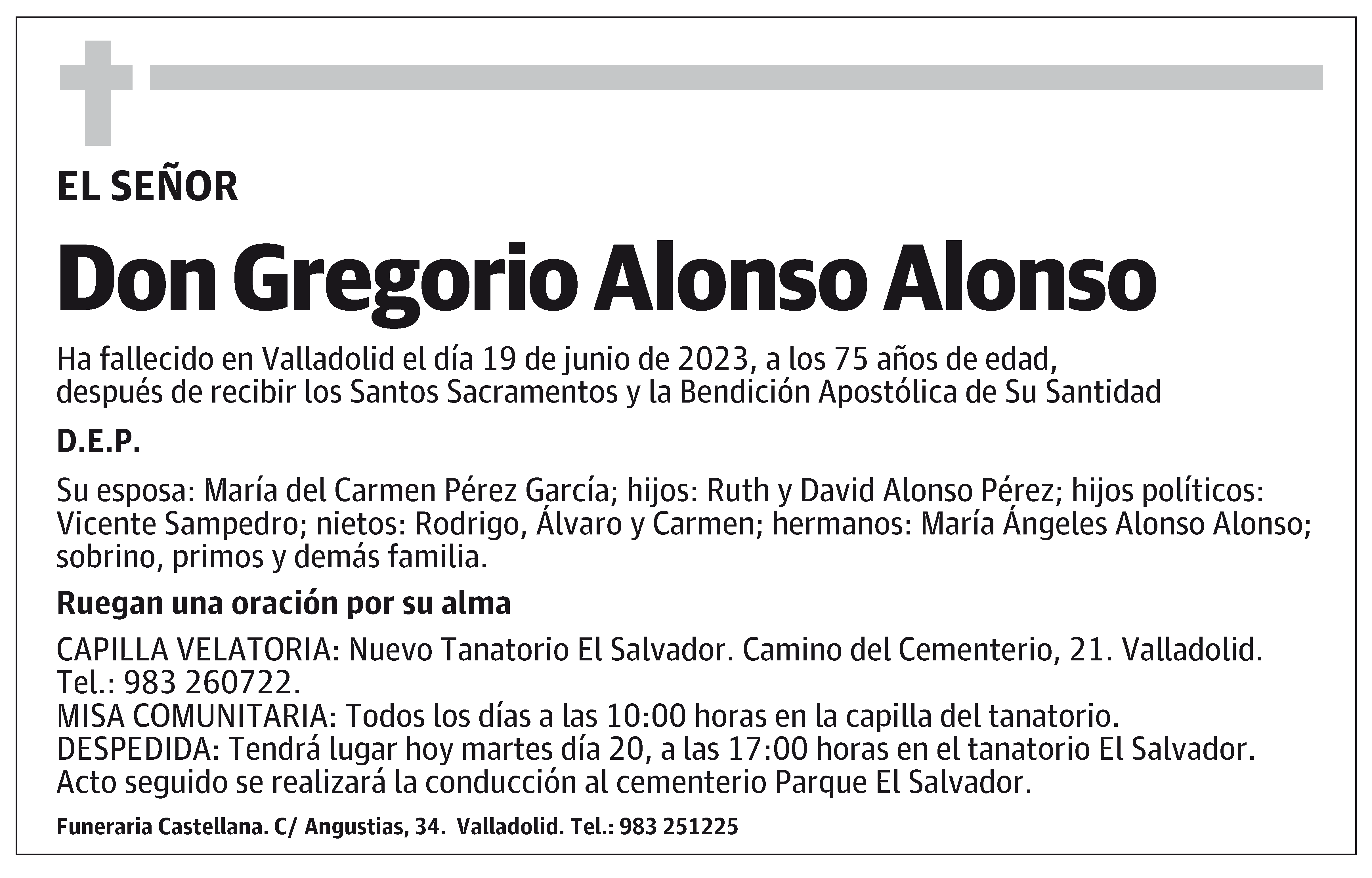 Gregorio Alonso Alonso