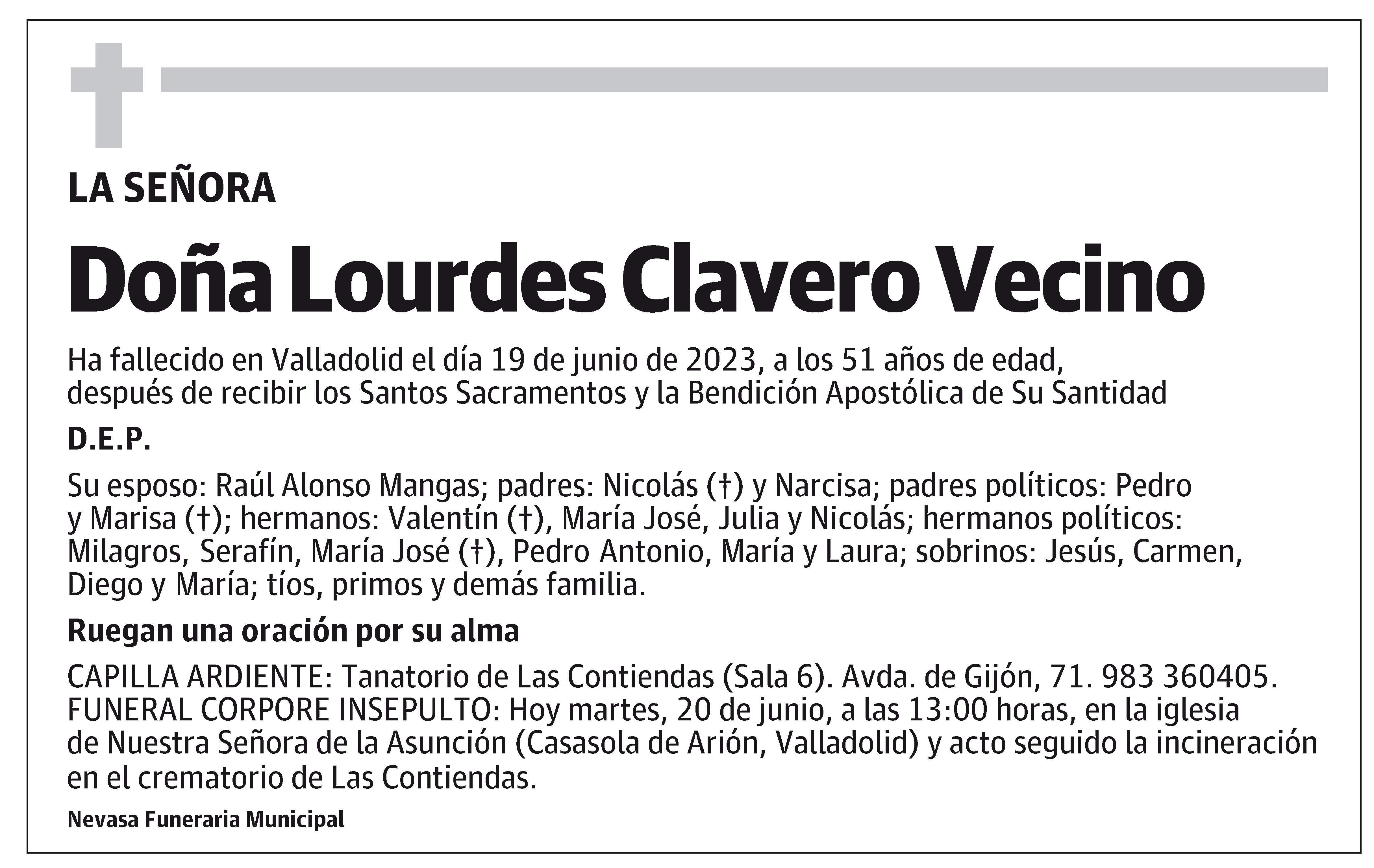 Lourdes Clavero Vecino