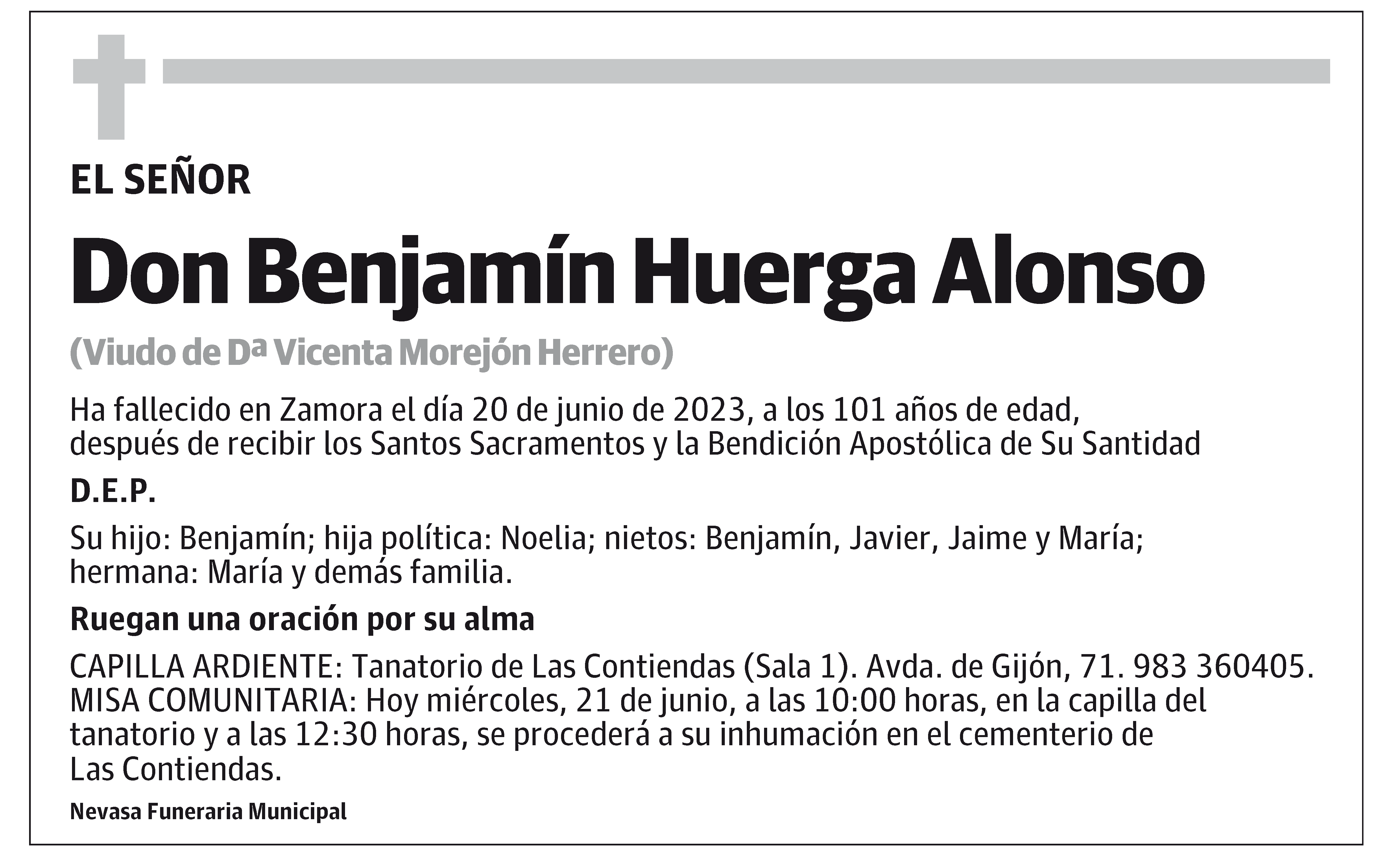 Benjamín Huerga Alonso