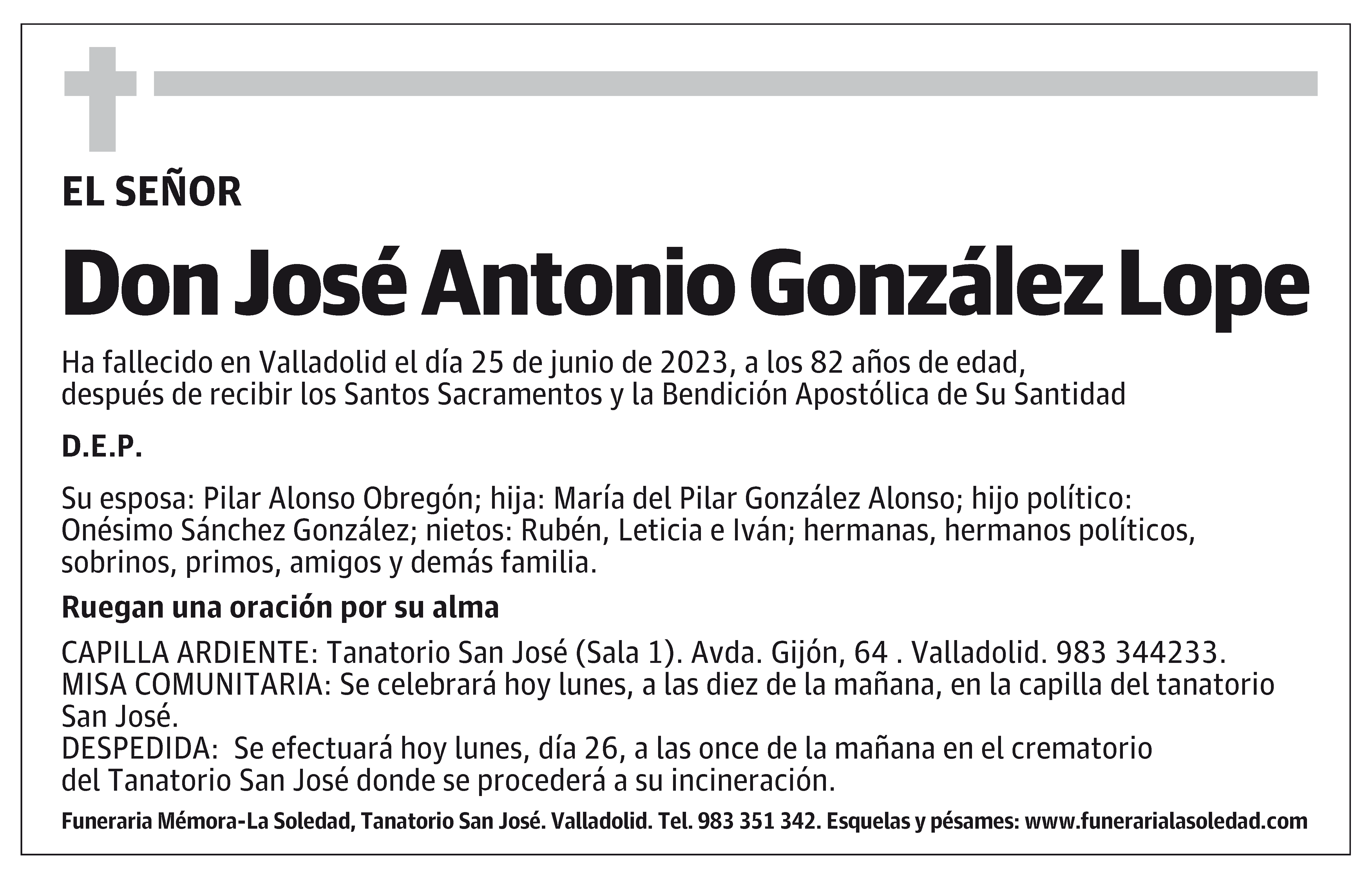 José Antonio González Lope
