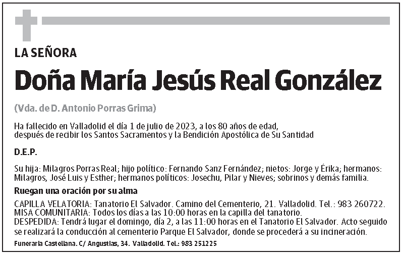 María Jesús Real González