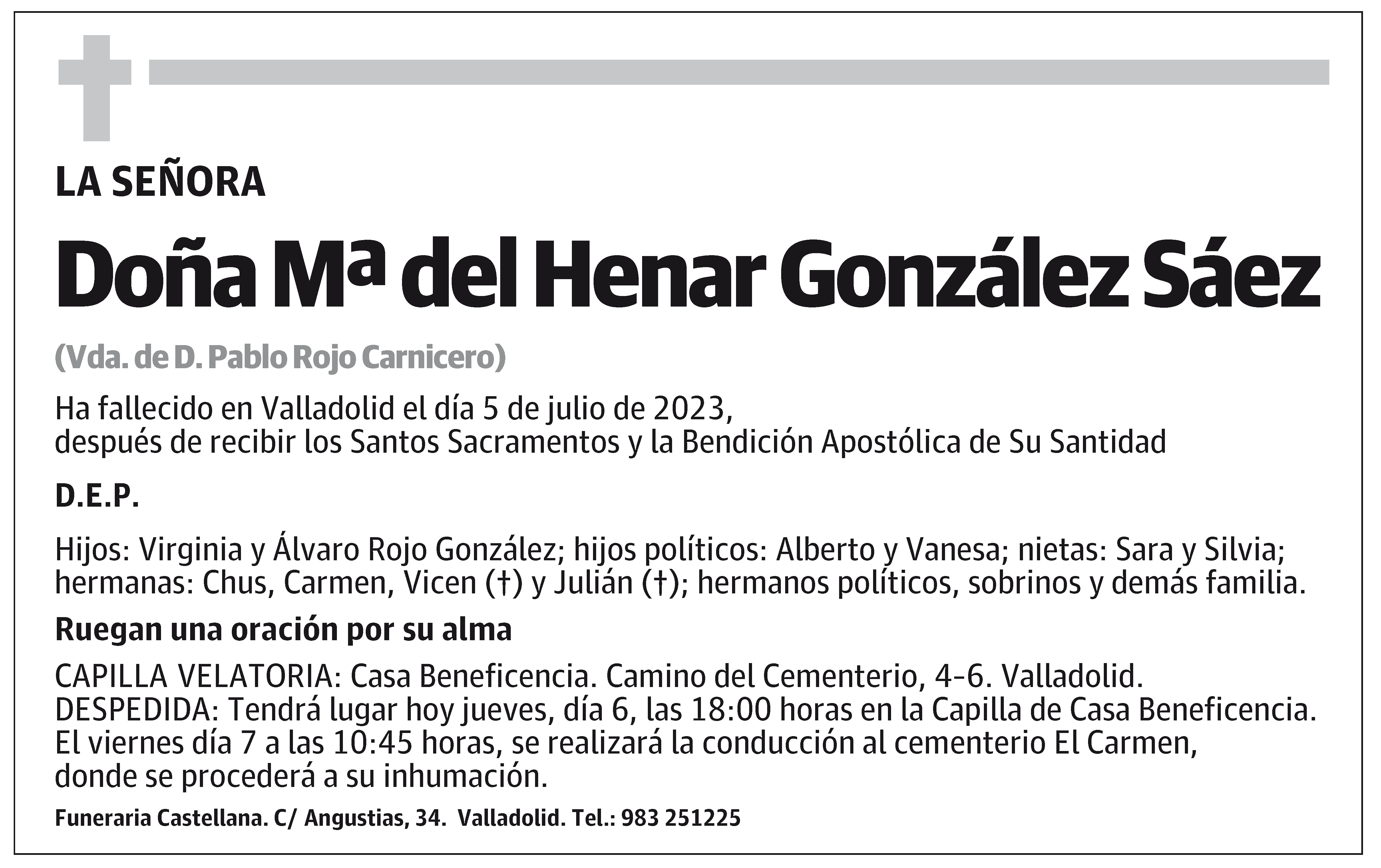Mª del Henar González Sáez