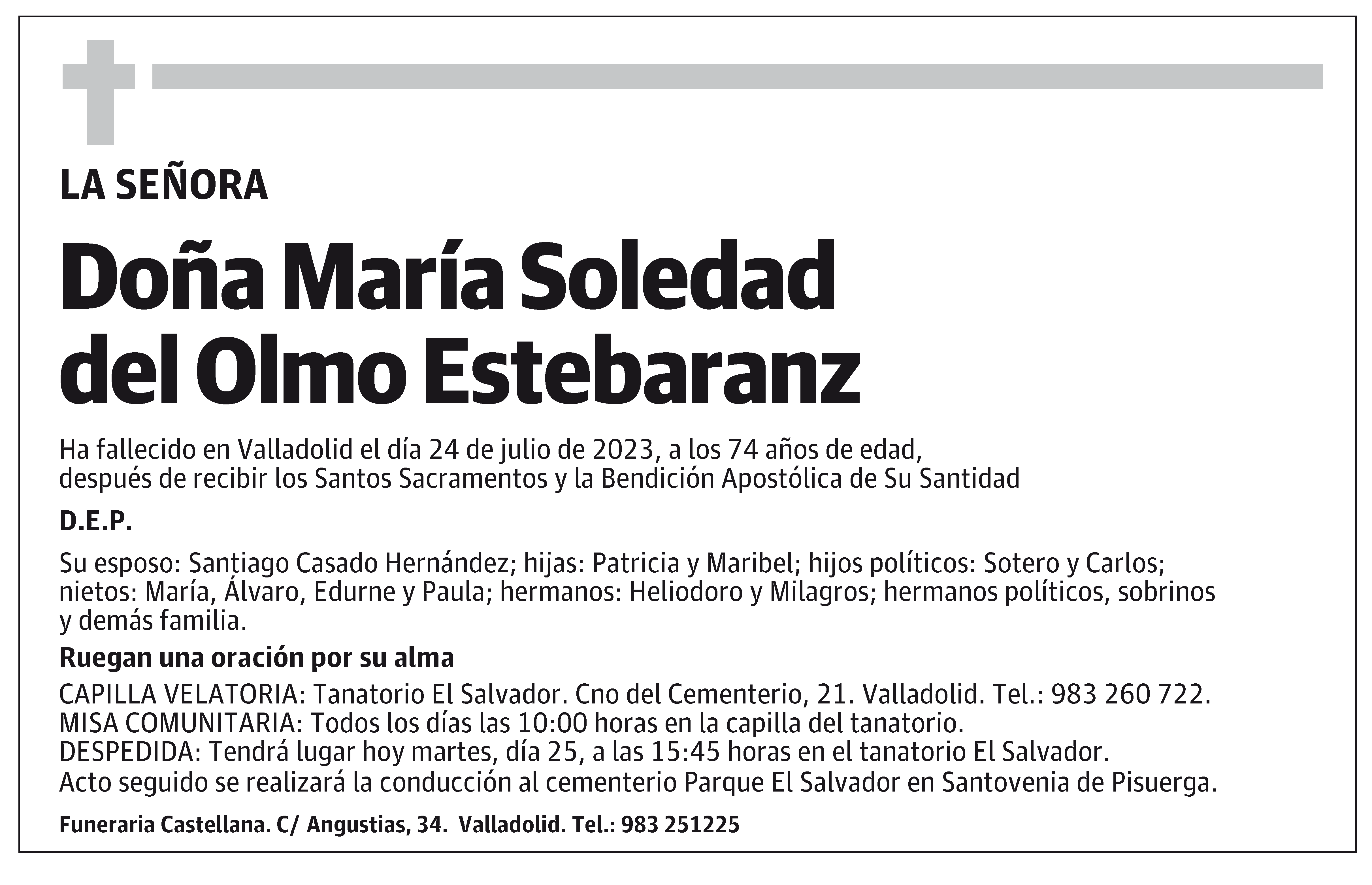 María Soledad del Olmo Estebaranz