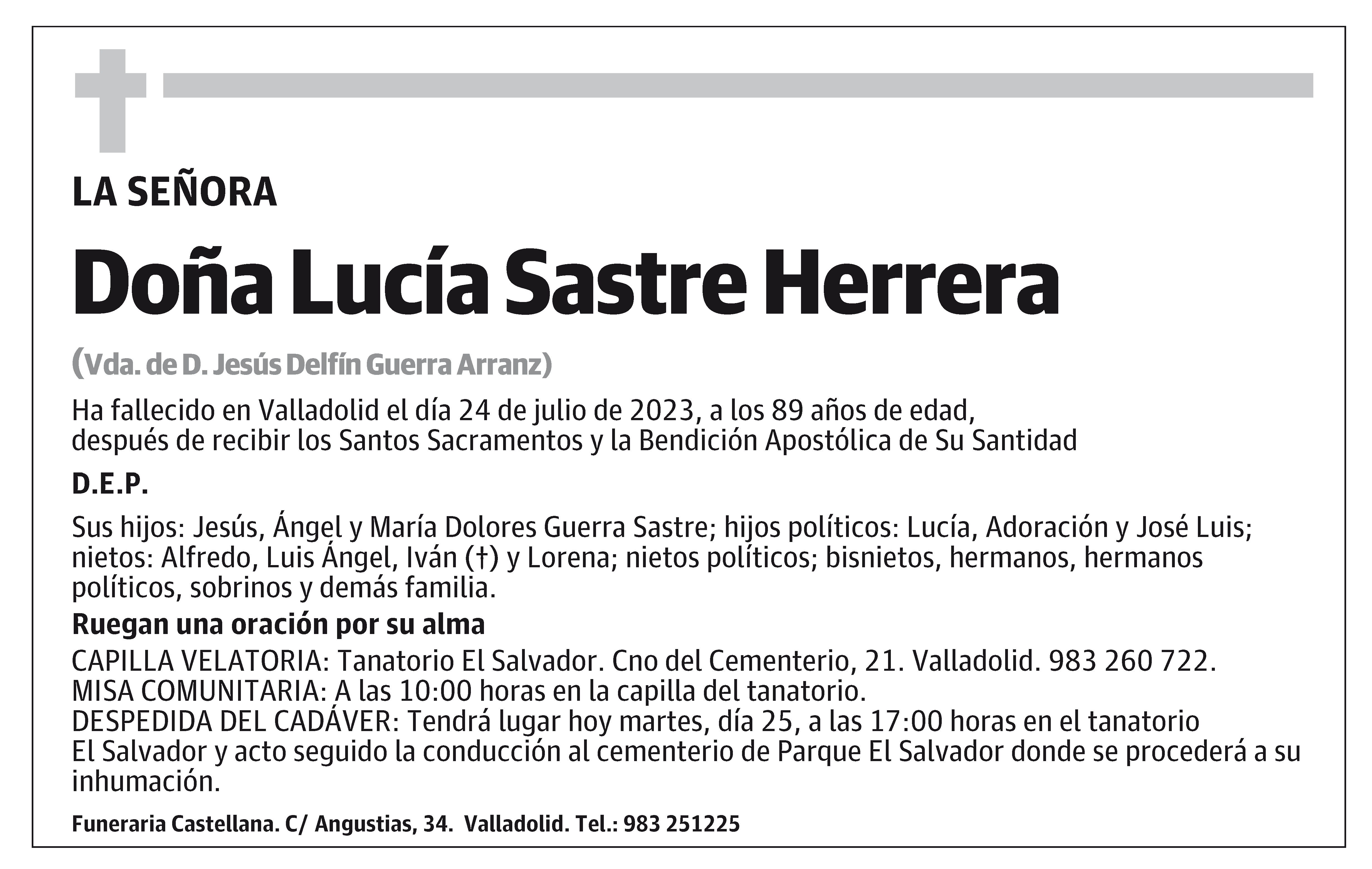 Lucía Sastre Herrera