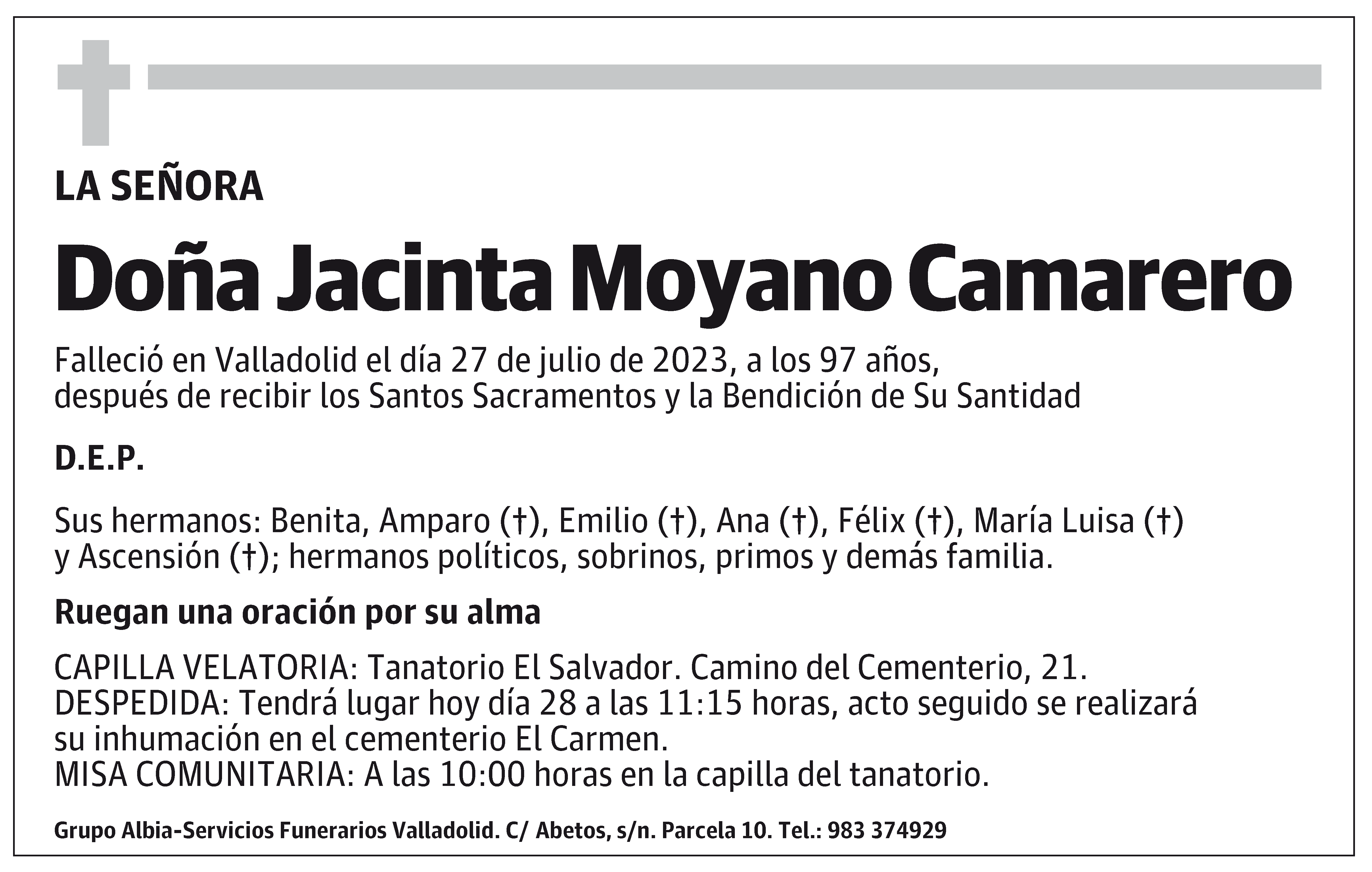 Jacinta Moyano Camarero