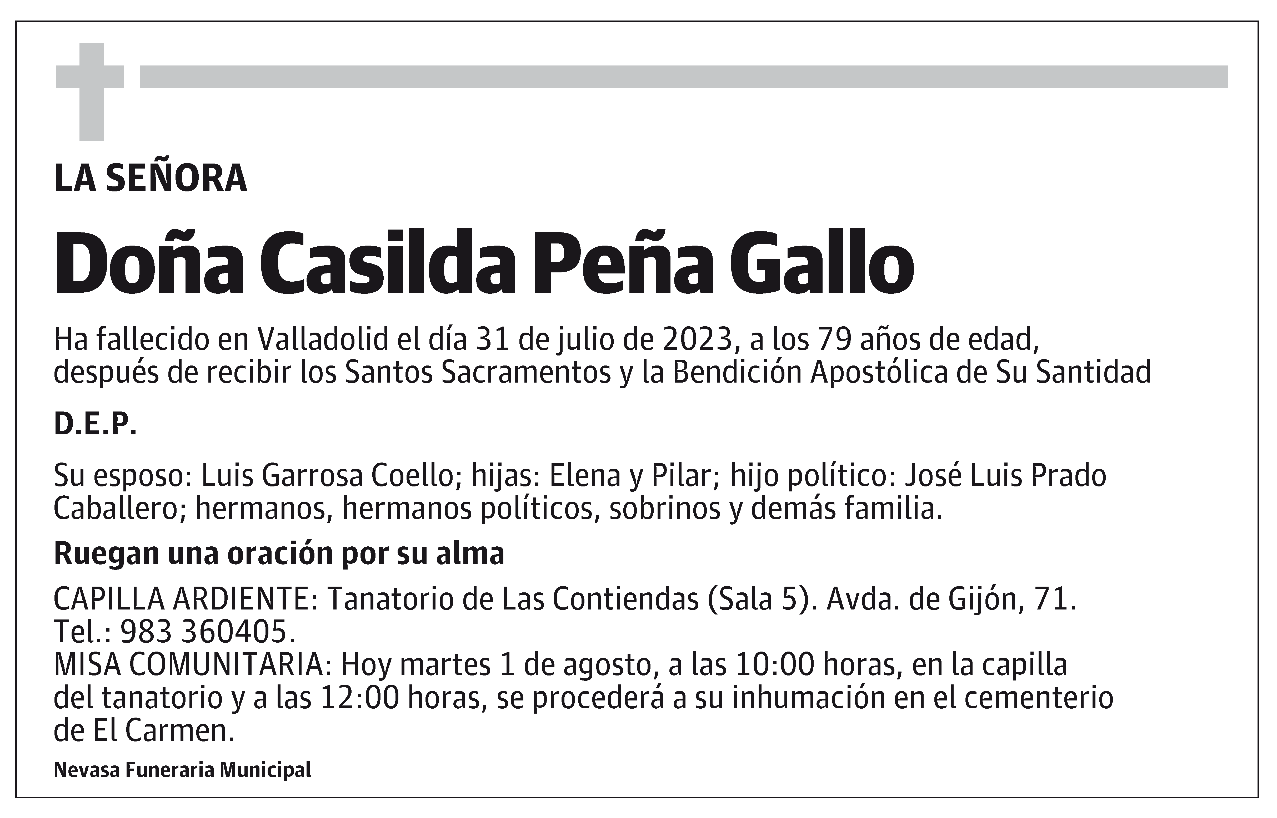 Casilda Peña Gallo