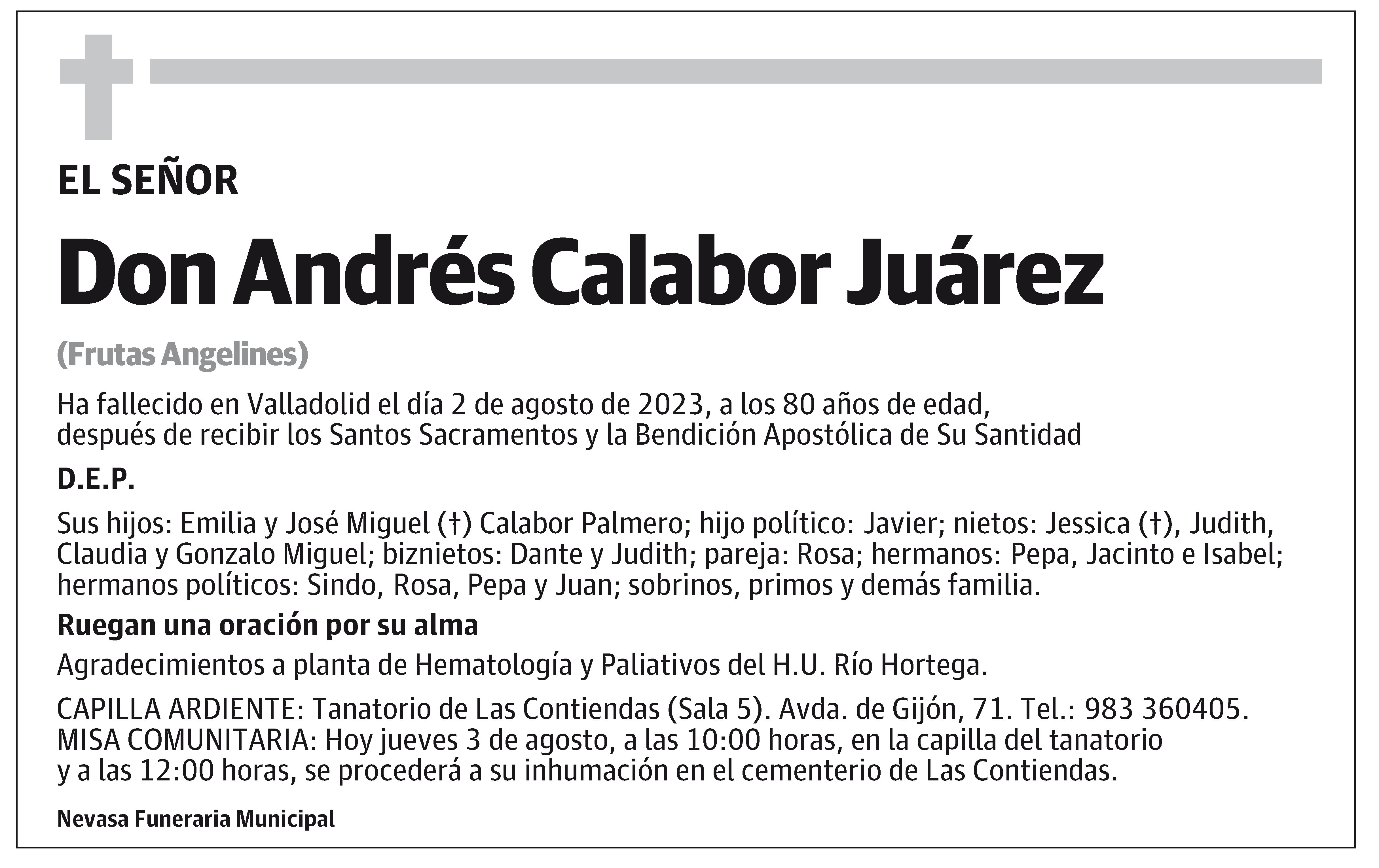 Andrés Calabor Juárez