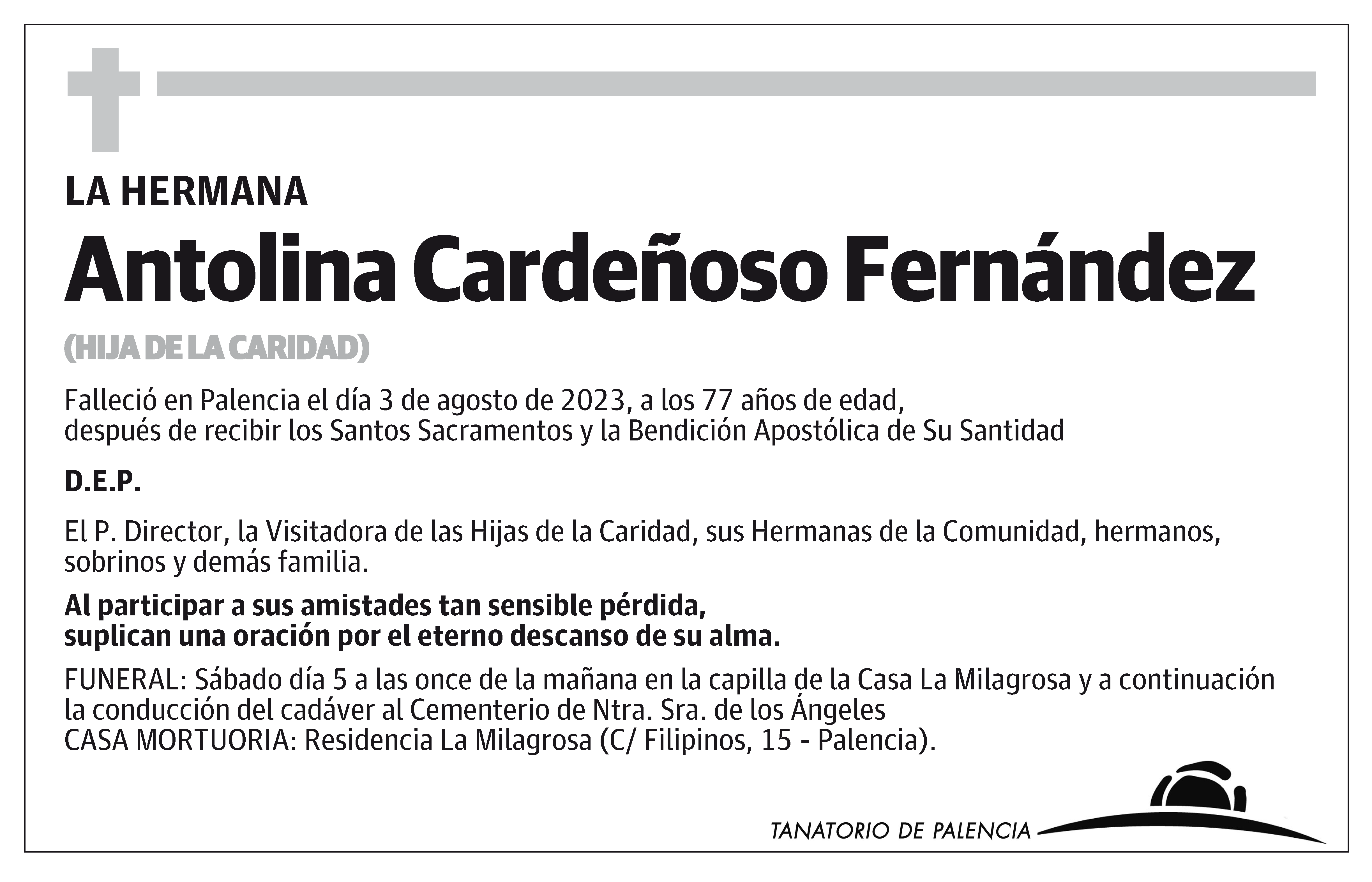 Antolina Cardeñoso Fernández