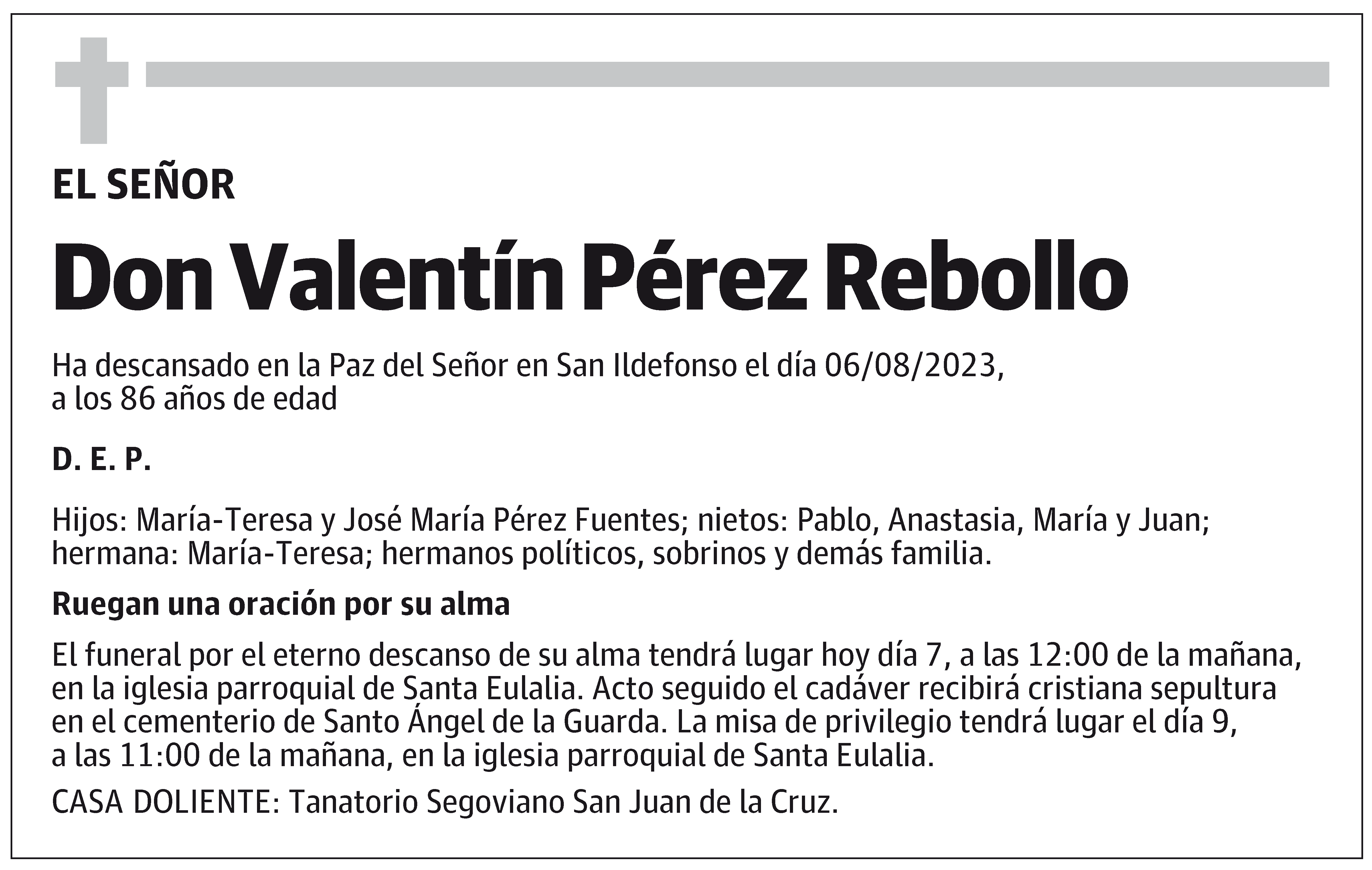Valentín Pérez Rebollo