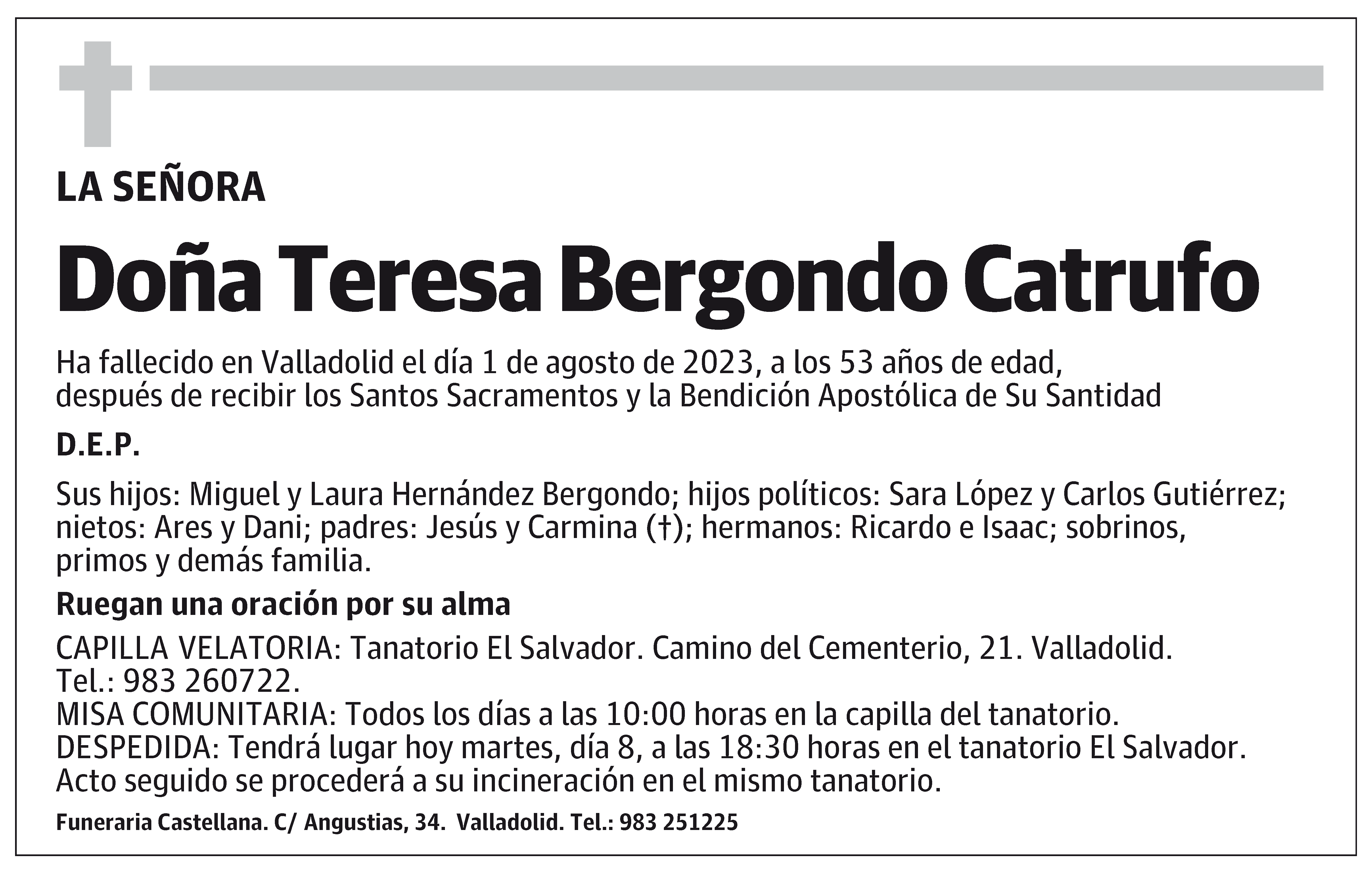 Teresa Bergondo Catrufo