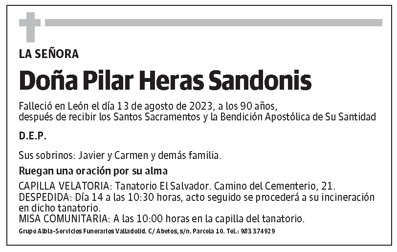 Pilar Heras Sandonis