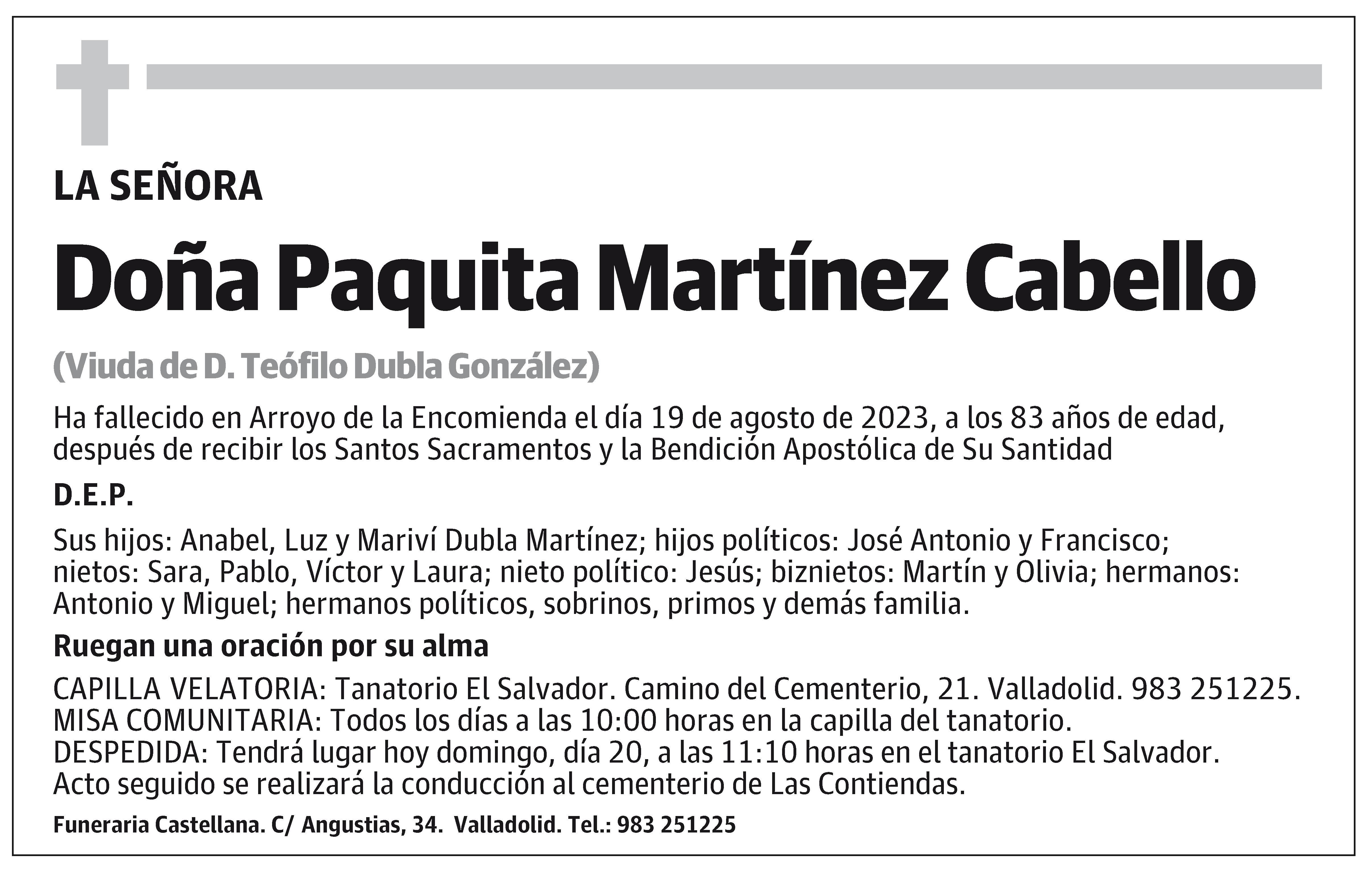 Paquita Martínez Cabello